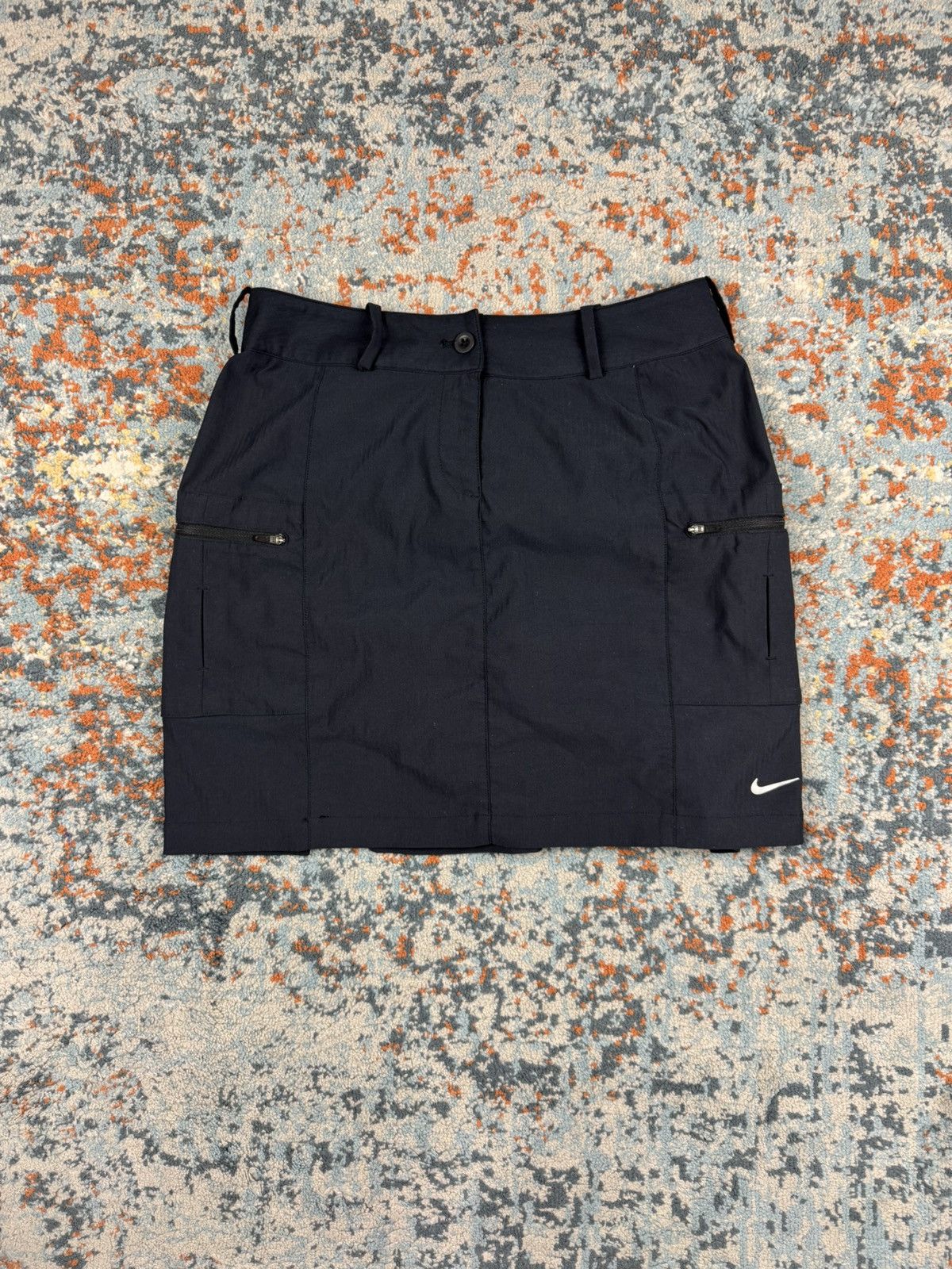 Nike × Vintage Vintage Y2K Nike golf cargo midi skirt gorpcore style Size 27" / US 4 / IT 40 - 1 Thumbnail
