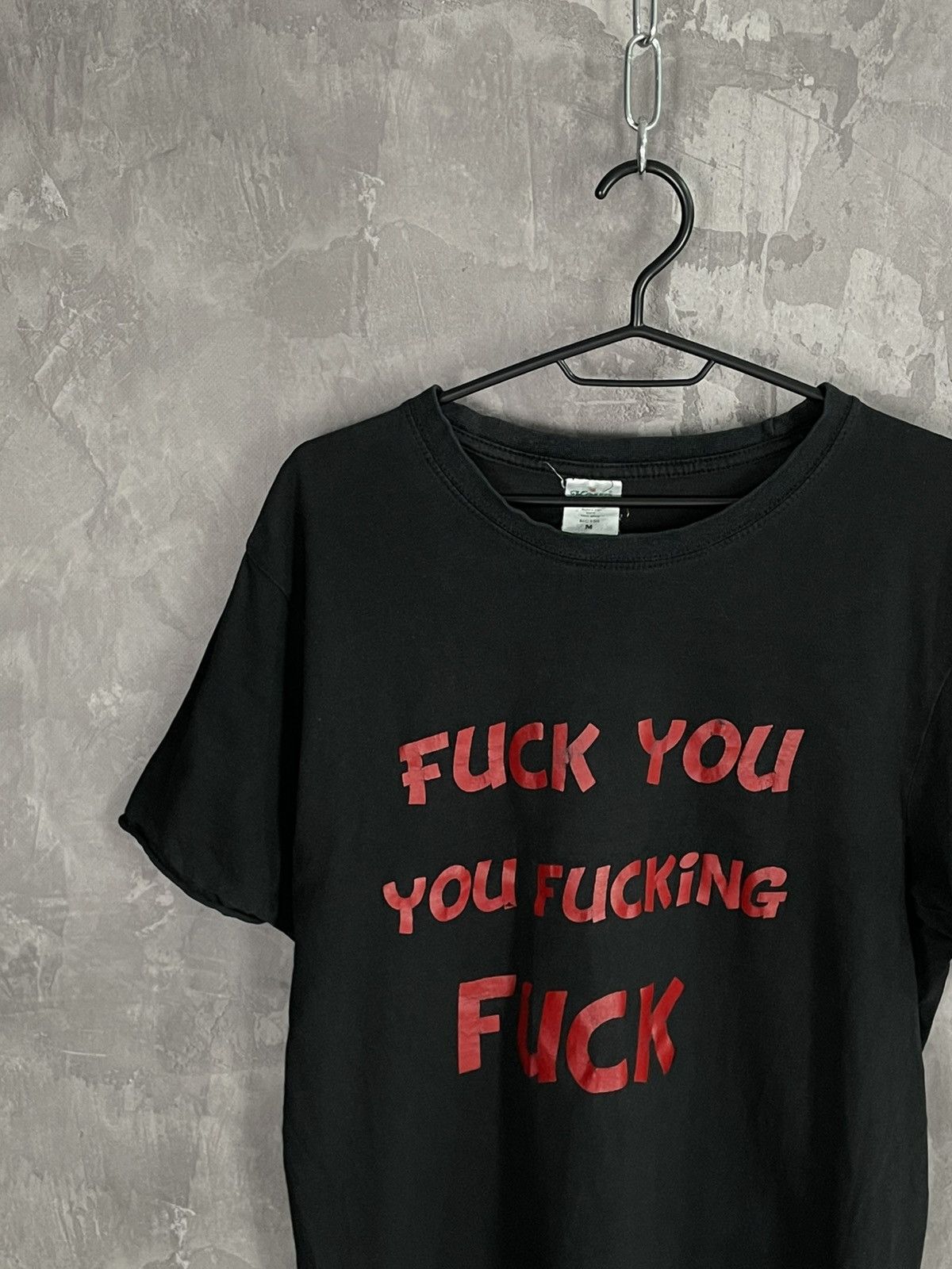 Vintage Vintage "Fuck You You Fucking Fuck" T-shirt Humor Size US M / EU 48-50 / 2 - 3 Thumbnail