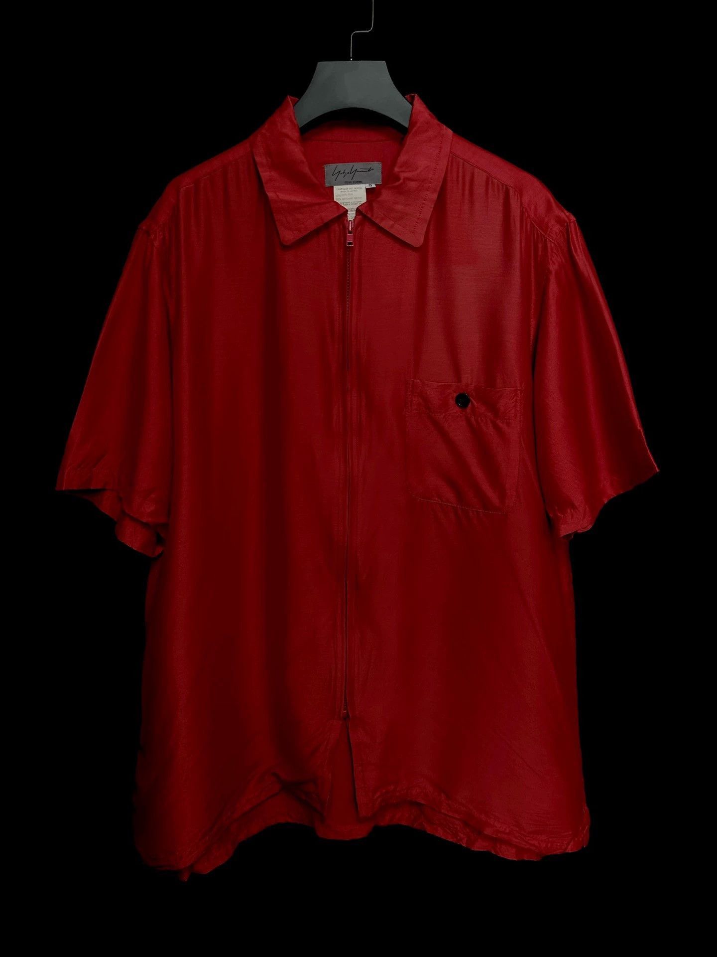 Yohji Yamamoto Yohji Yamamoto 04ss Taisho Silk Red Shirt-2505 Size US L / EU 52-54 / 3 - 1 Thumbnail