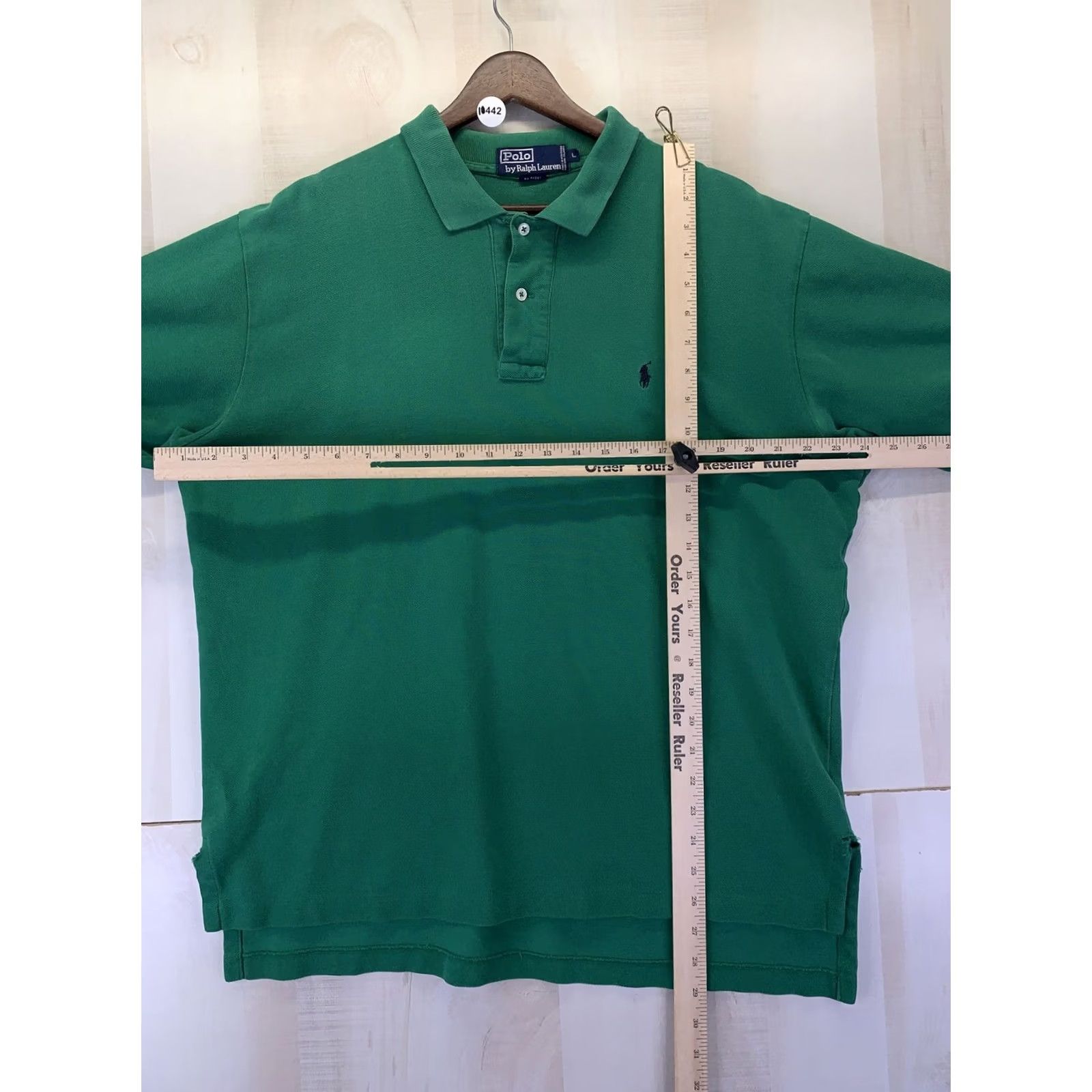 Polo Ralph Lauren VINTAGE Polo Ralph Lauren Polo Shirt Mens Large-10442 Green Cotton Logo Embroidered 90s Preppy Size US XL / EU 56 / 4 - 6 Thumbnail