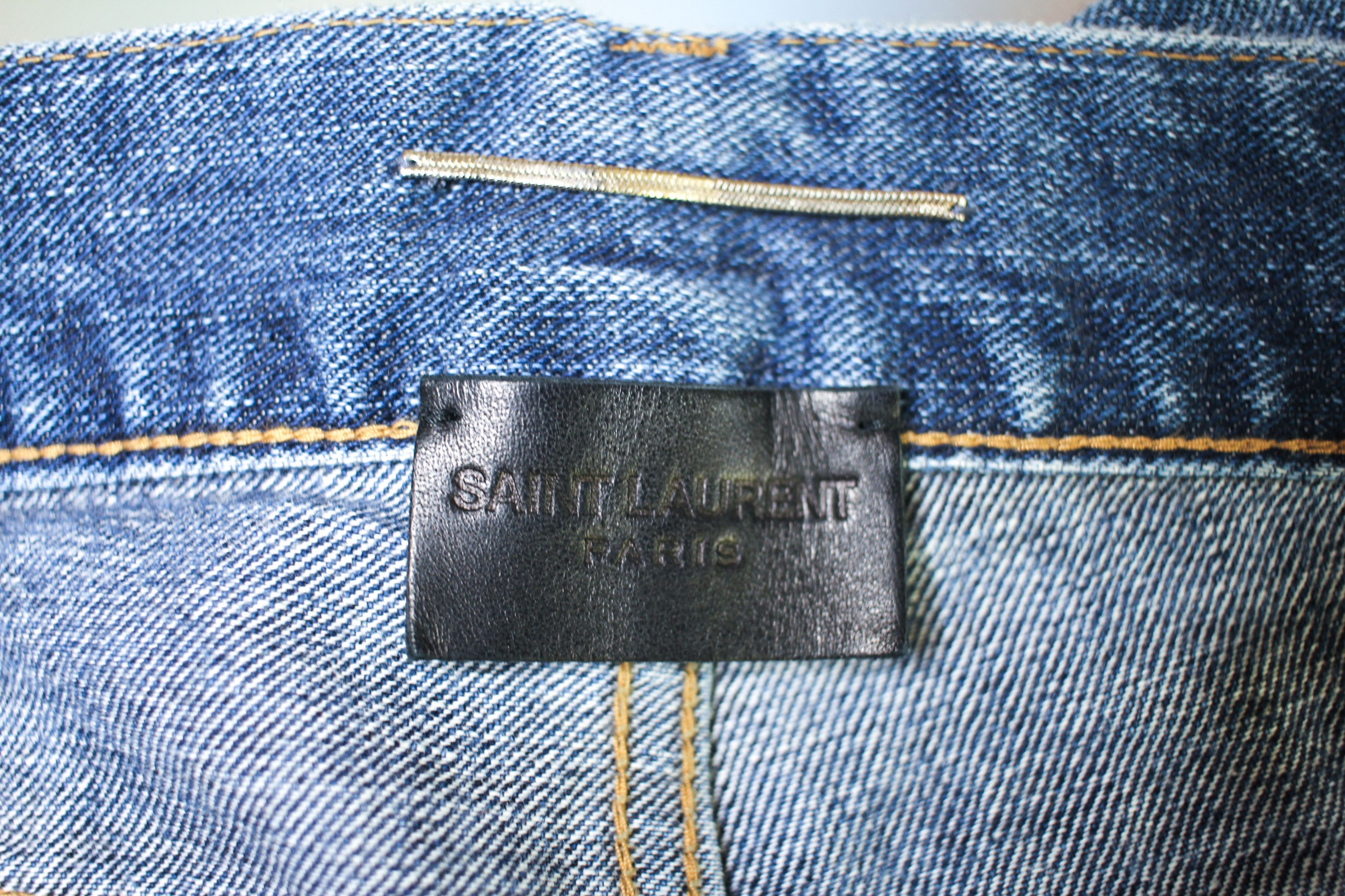 Saint Laurent Paris SAINT LAURENT PARIS D02 M/SK-LW Size US 29 - 6 Thumbnail
