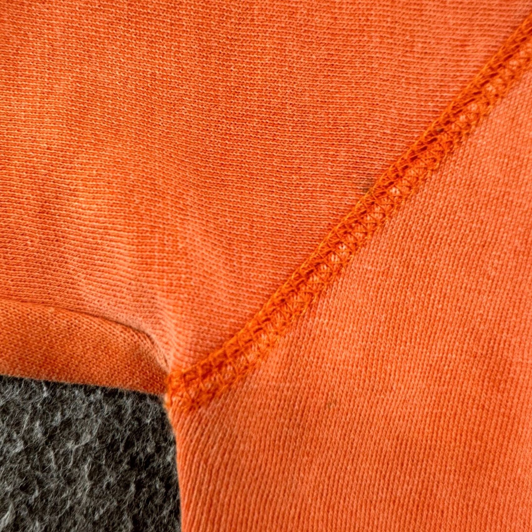 Hurley VINTAGE Hurley Hoodie Womens Small Orange Pullover Fleece Cotton Surf Skate Y2K Col-Orange Logo Embroidered Pockets Hooded Crew Neck Drawstring Size S / US 4 / IT 40 - 7 Thumbnail