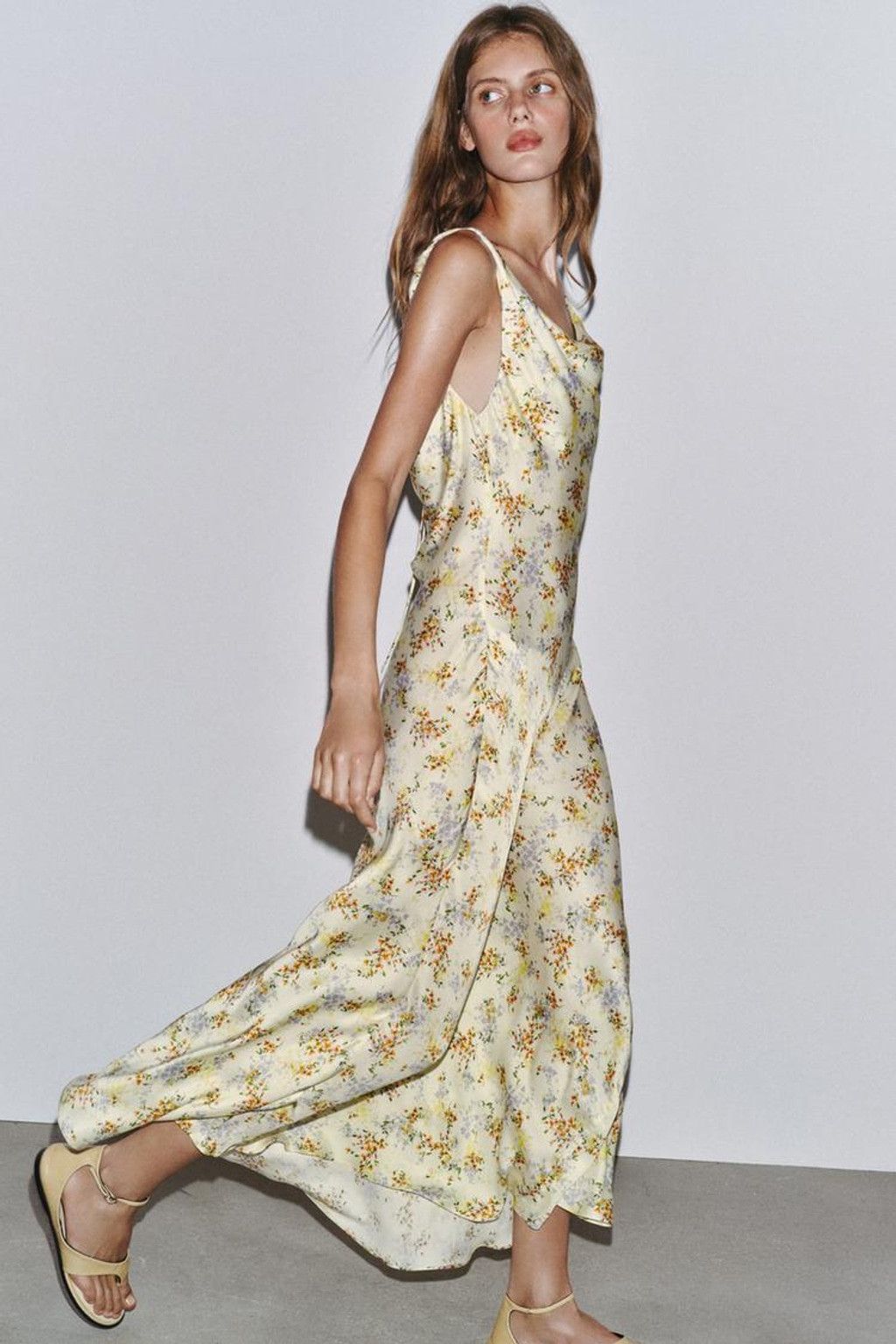 Zara Zara Printed Satin Dress Size M Size M / US 6-8 / IT 42-44 - 5 Thumbnail