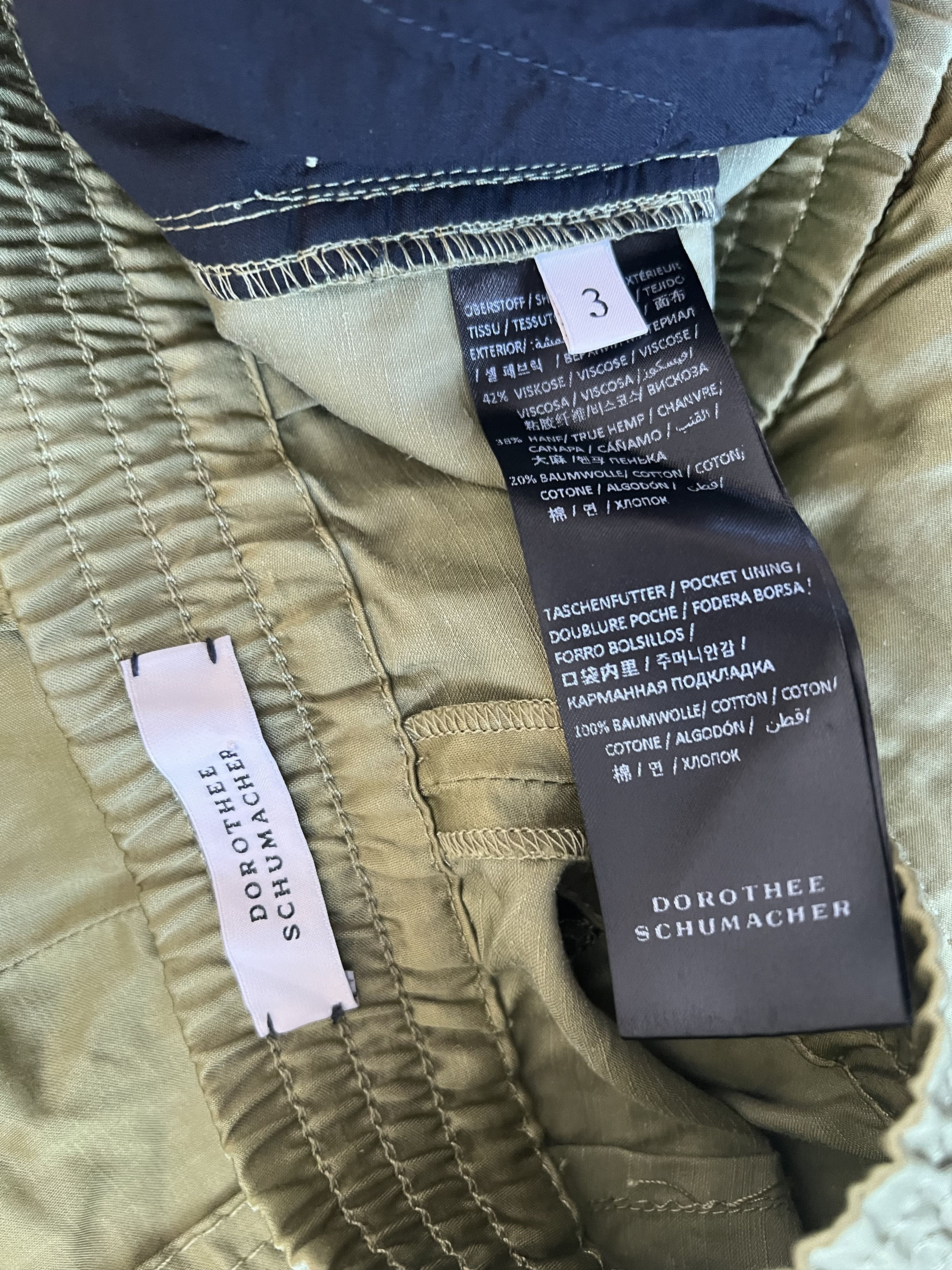 DOROTHEE SCHUMACHER Dorothee Schumacher Slouchy Coolness hemp-blend cargo pants Size 27" / US 4 / IT 40 - 6 Thumbnail