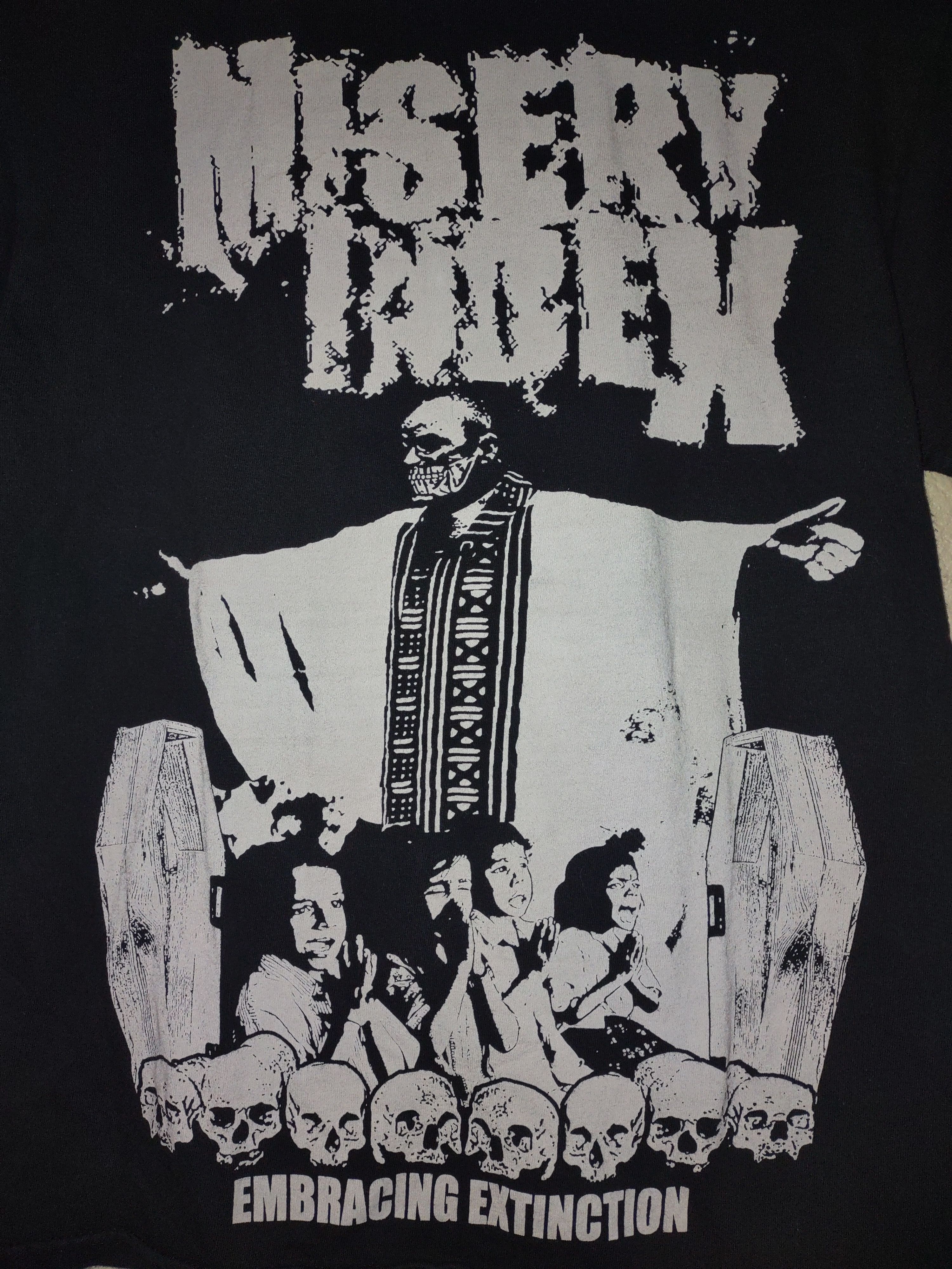 Band Tees × Vintage Misery Index - Embracing Extinction shirt Size US S / EU 44-46 / 1 - 2 Thumbnail