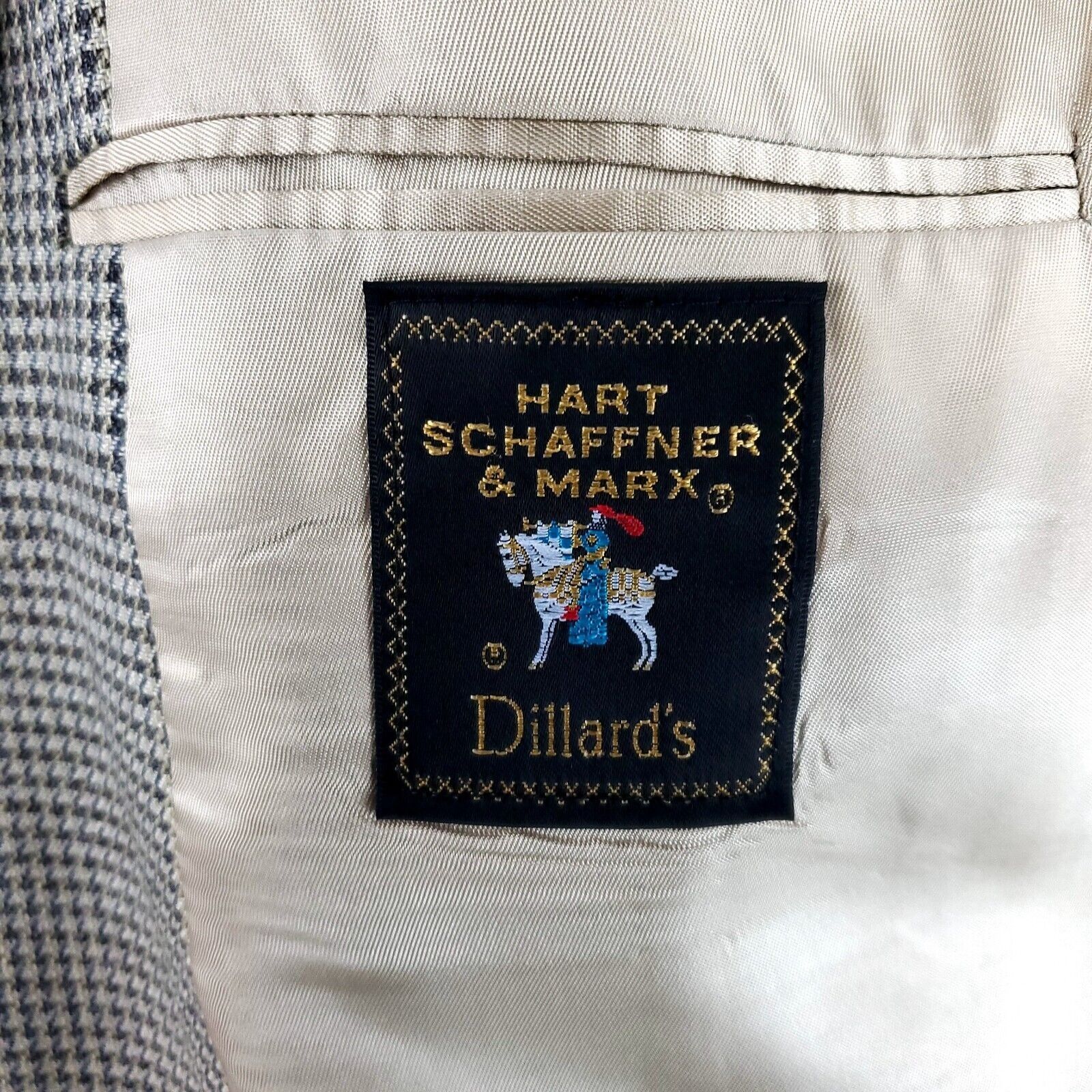 Hart Schaffner Marx Hart Schaffner Marx Softly Tailored Wool 2 Button Sport Coat Size 42R - 7 Thumbnail