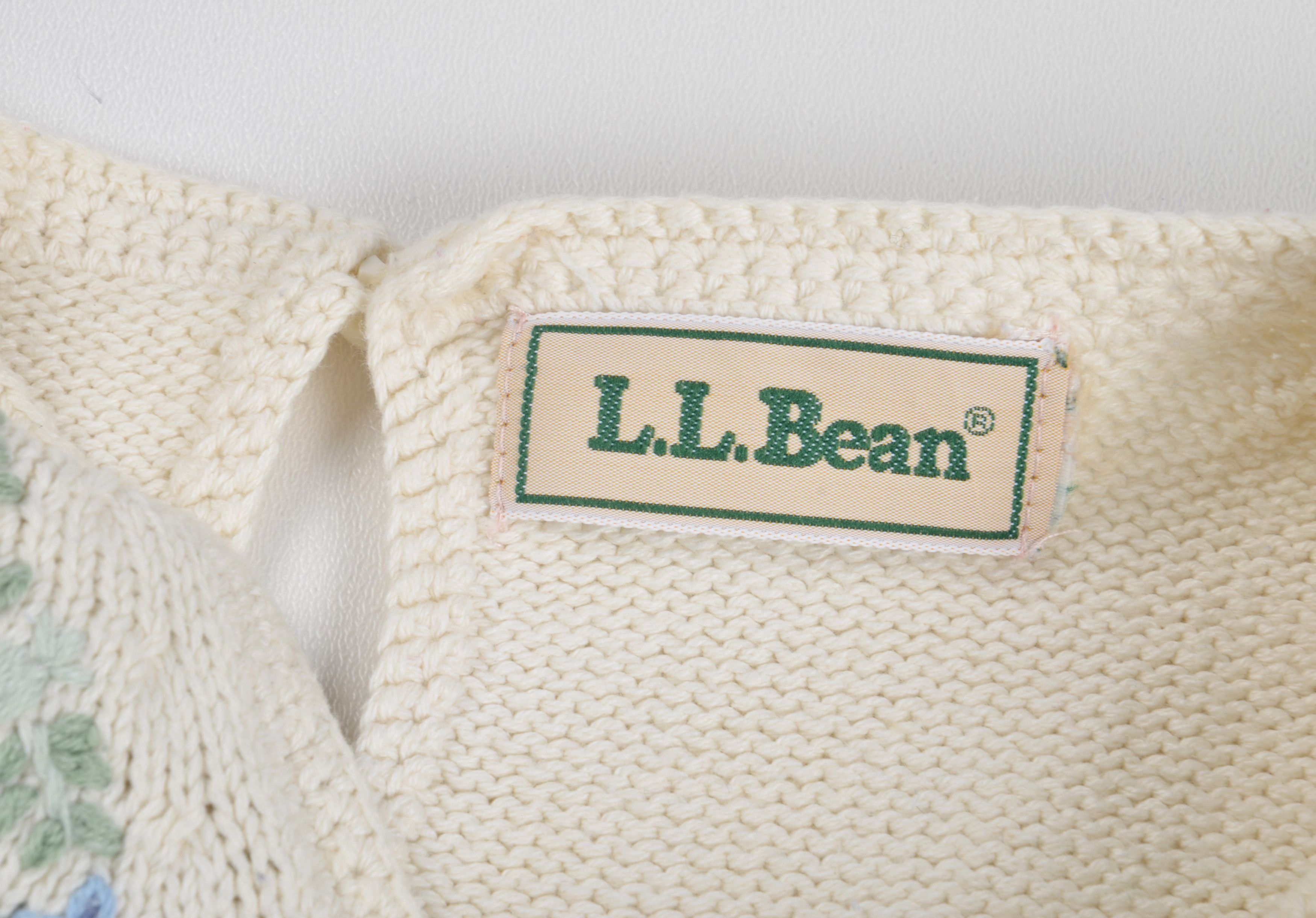 L.L. Bean Vintage L.L. Bean 80's Cottagecore Floral Knitted Jumper Size S / US 4 / IT 40 - 5 Thumbnail