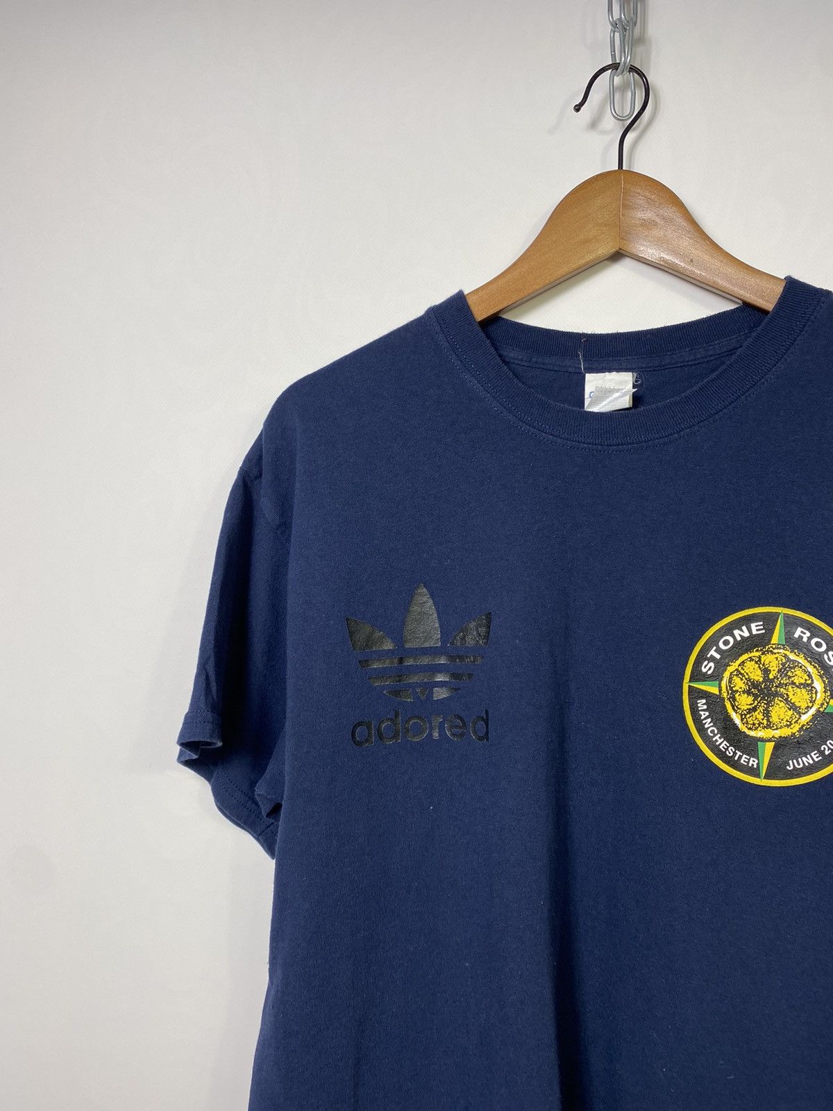 Band Tees × Vintage Stone Roses Adored Stone Island Style Band Tour T-shirt Tee Size US L / EU 52-54 / 3 - 3 Thumbnail