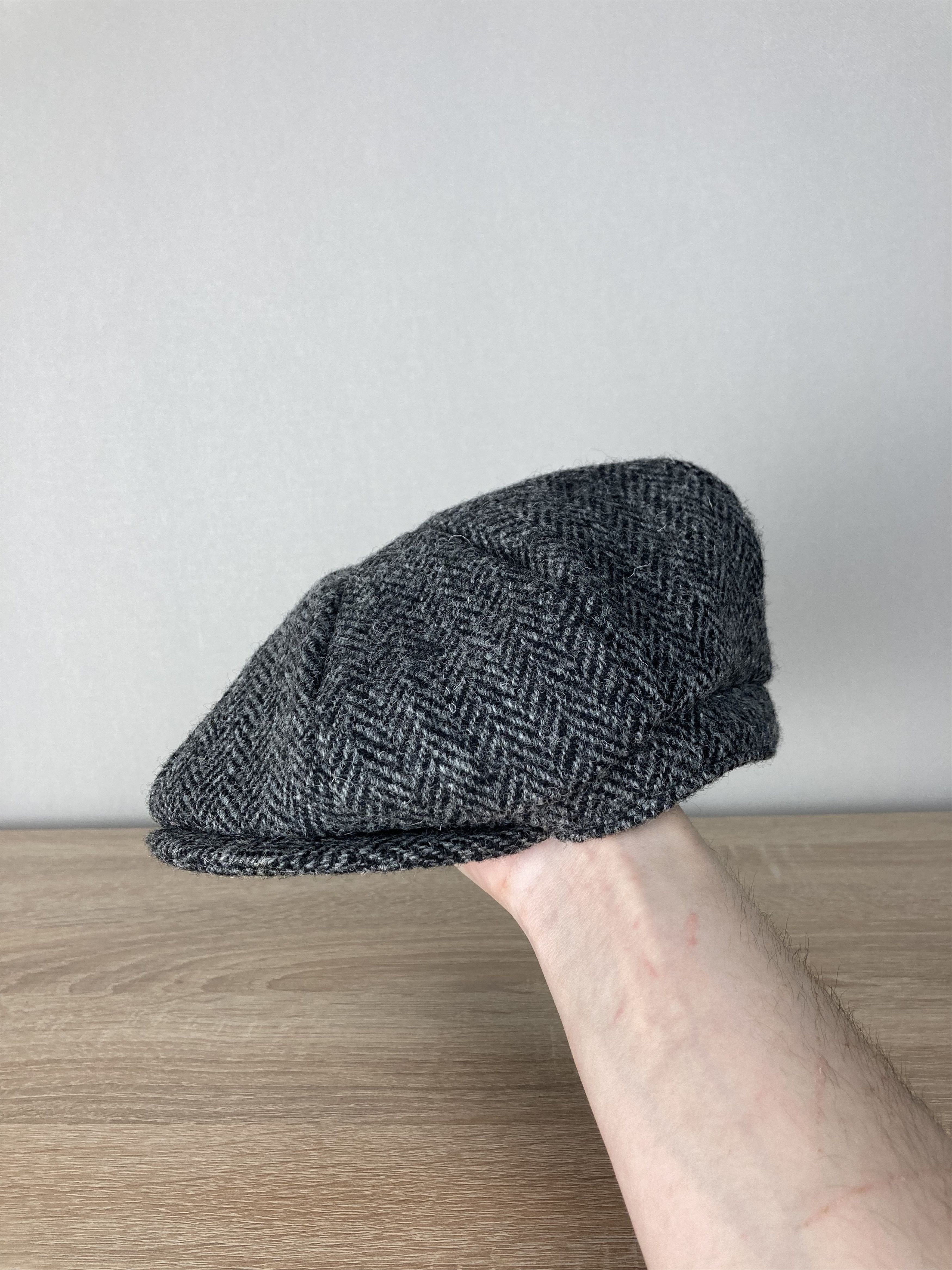 Harris Tweed Harris Tweed Wool Classic Flat Hat English Classic Style Size ONE SIZE - 3 Thumbnail