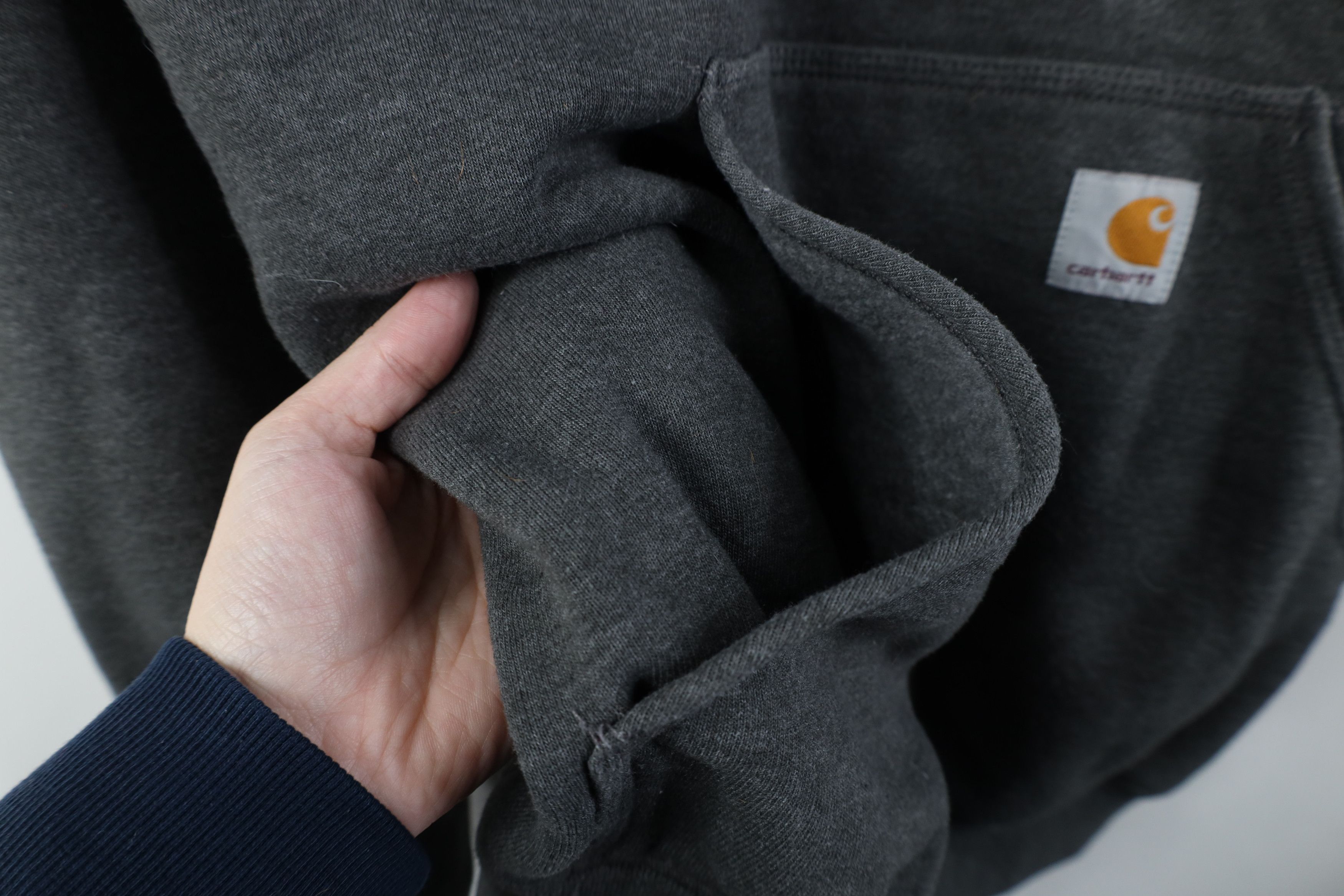 Carhartt Vintage Y2K Carhartt Spell Out Heavyweight Hoodie Sweatshirt Size US S / EU 44-46 / 1 - 8 Thumbnail