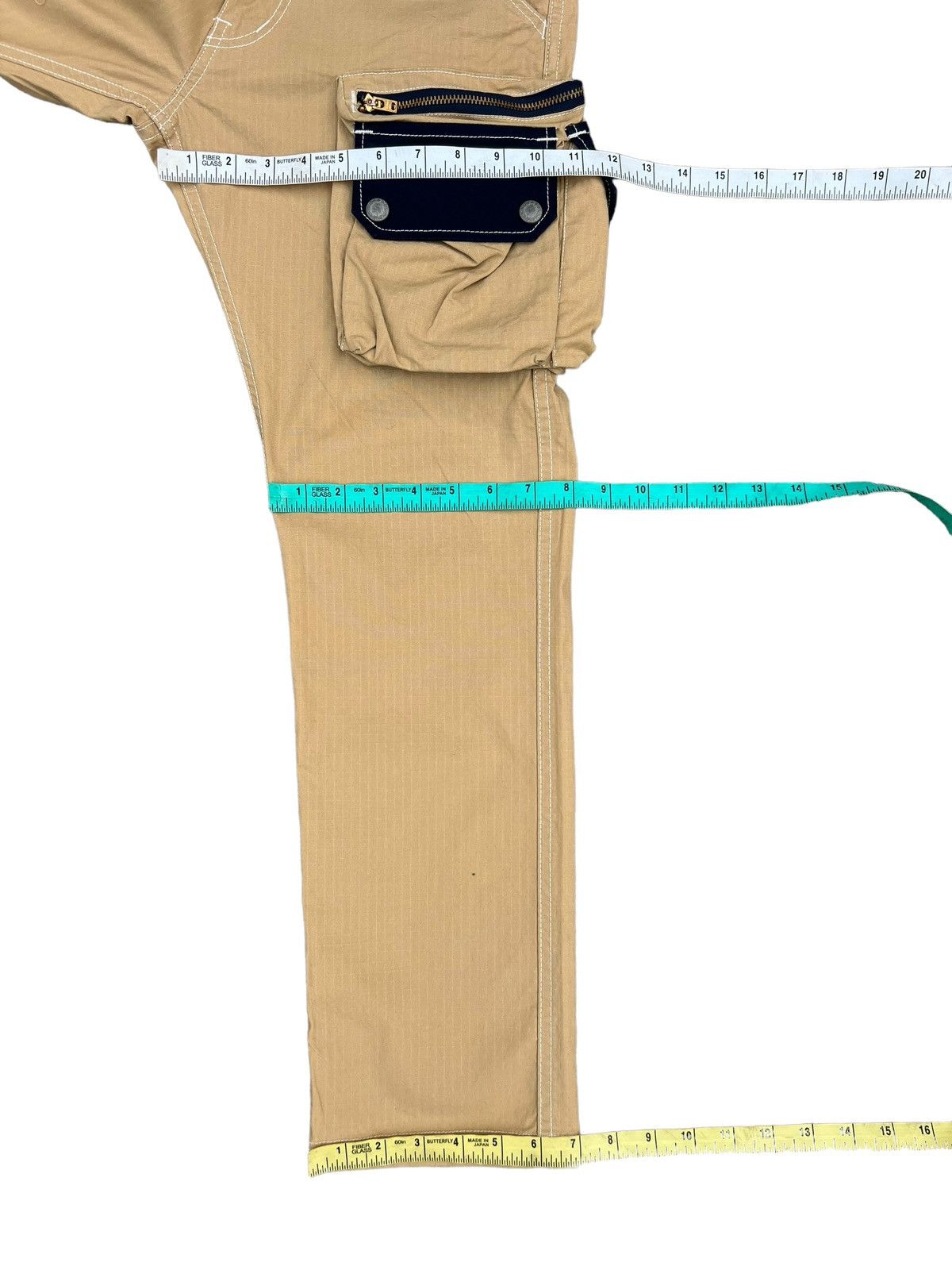 KOJIMA GENES Kojima Genes Japan Tactical Cargo Ripstop Trouser Cropped Size US 29 - 4 Thumbnail