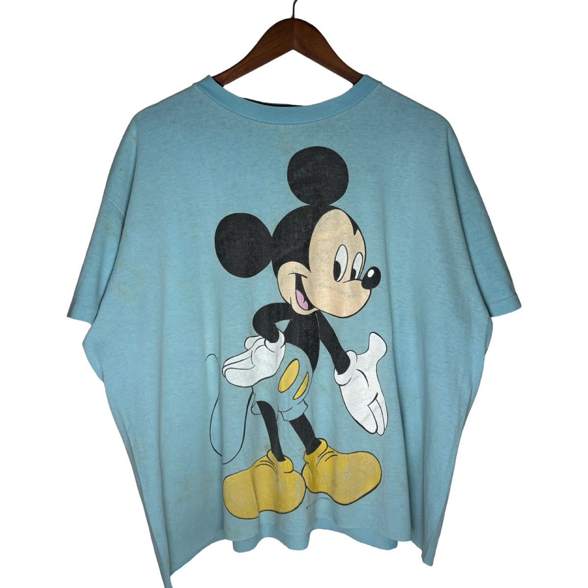 Other Vintage 80s Disney Big Mickey T Shirt Two Tone Mens L Boxy Size US L / EU 52-54 / 3 - 1 Thumbnail