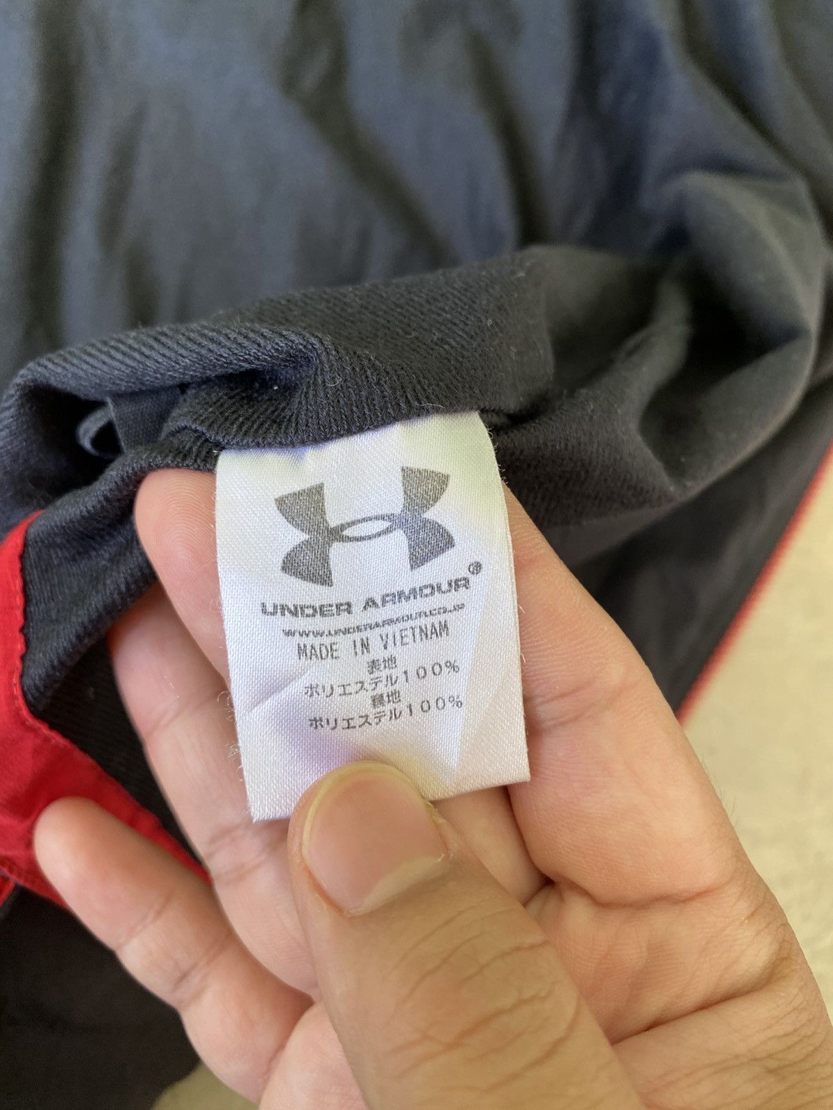 Under Armour Under Armour Zip Track Jacket Black Red Size US M / EU 48-50 / 2 - 8 Thumbnail