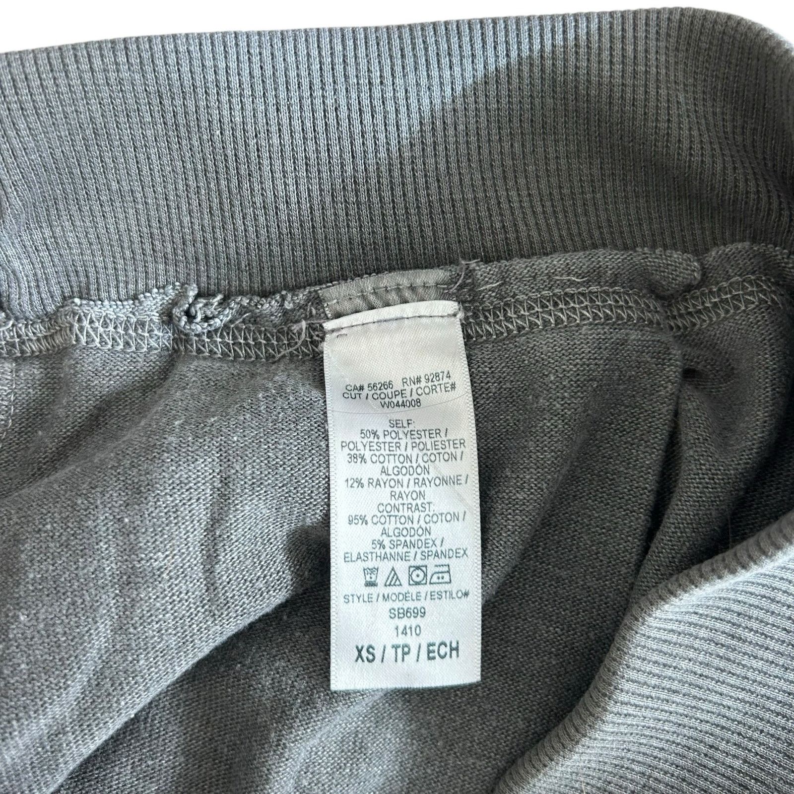 Splendid Splendid Gray Leopard Print Joggers Sweatpants Sz XS Size 26" / US 2 / IT 38 - 3 Thumbnail