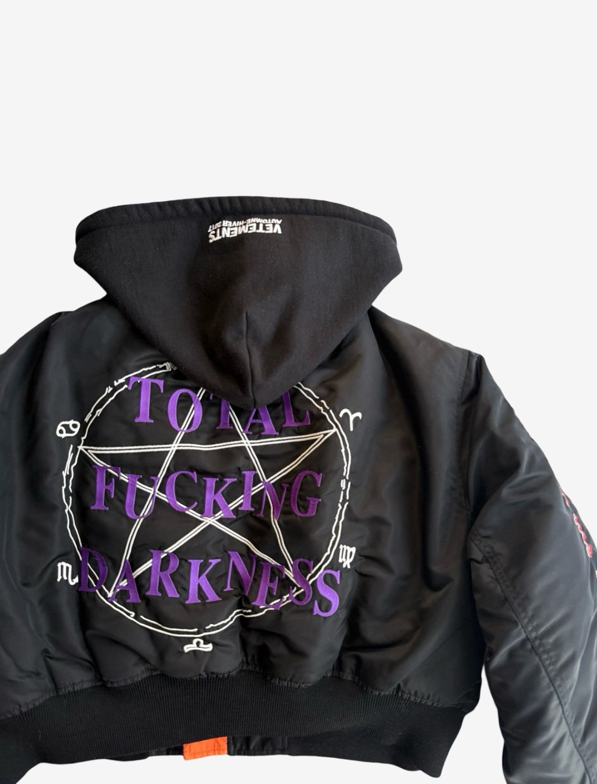 Vetements Vetements FW16 Total Fucking Darkness TFD Femme Bomber Sz.XS Size US XS / EU 42 / 0 - 4 Thumbnail