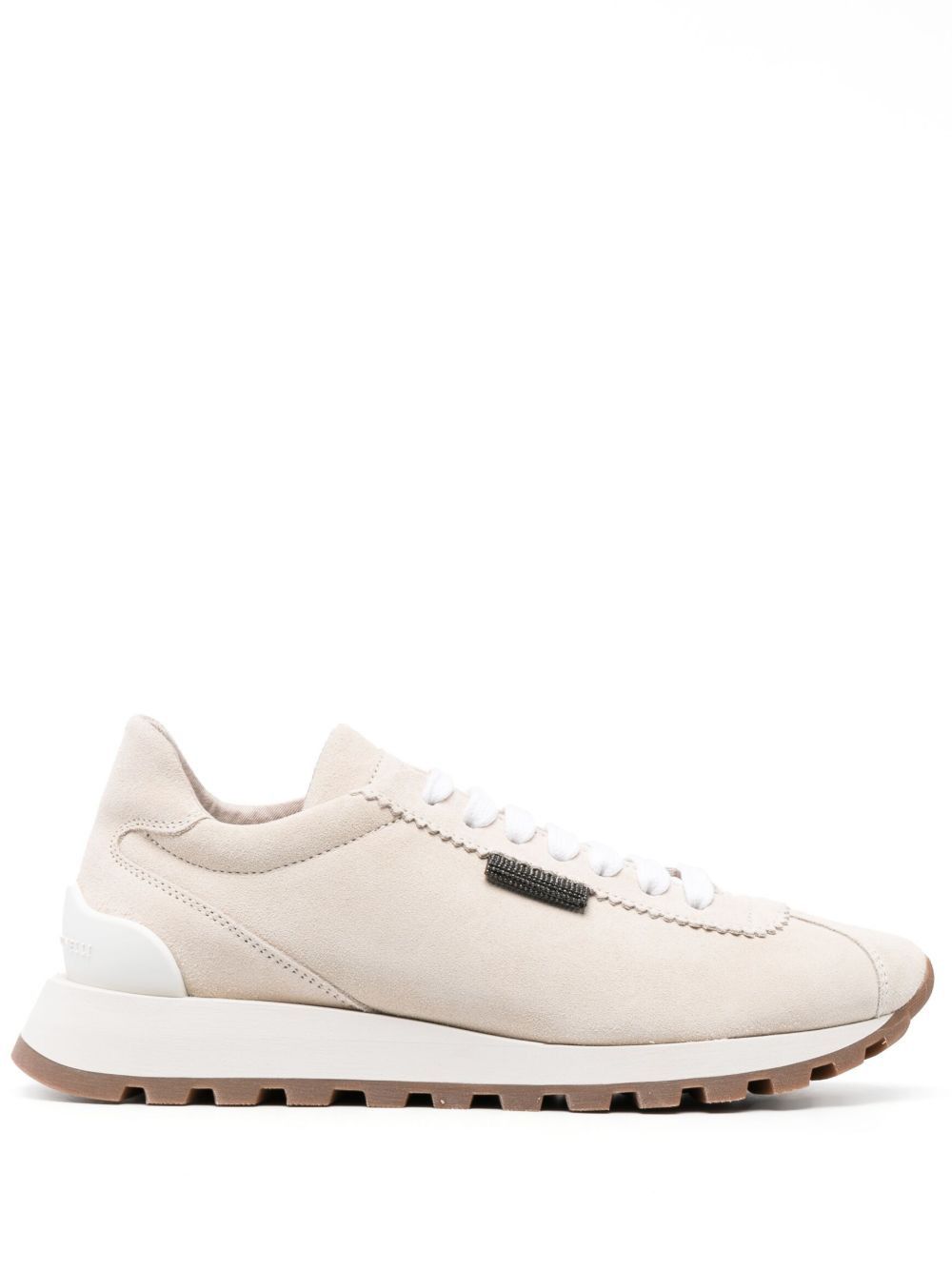 Brunello Cucinelli LEATHER SNEAKERS Size US 8 / IT 38 - 1 Thumbnail