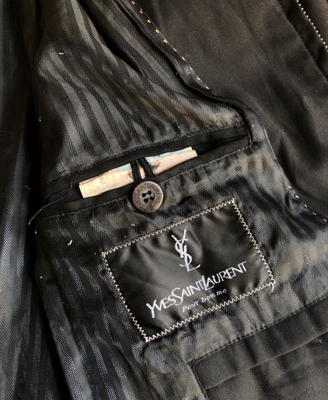 Yves Saint Laurent 🔥BEST OFFER🔥 Yves Saint Lauren Coats Woll Jacket Size US L / EU 52-54 / 3 - 9 Thumbnail
