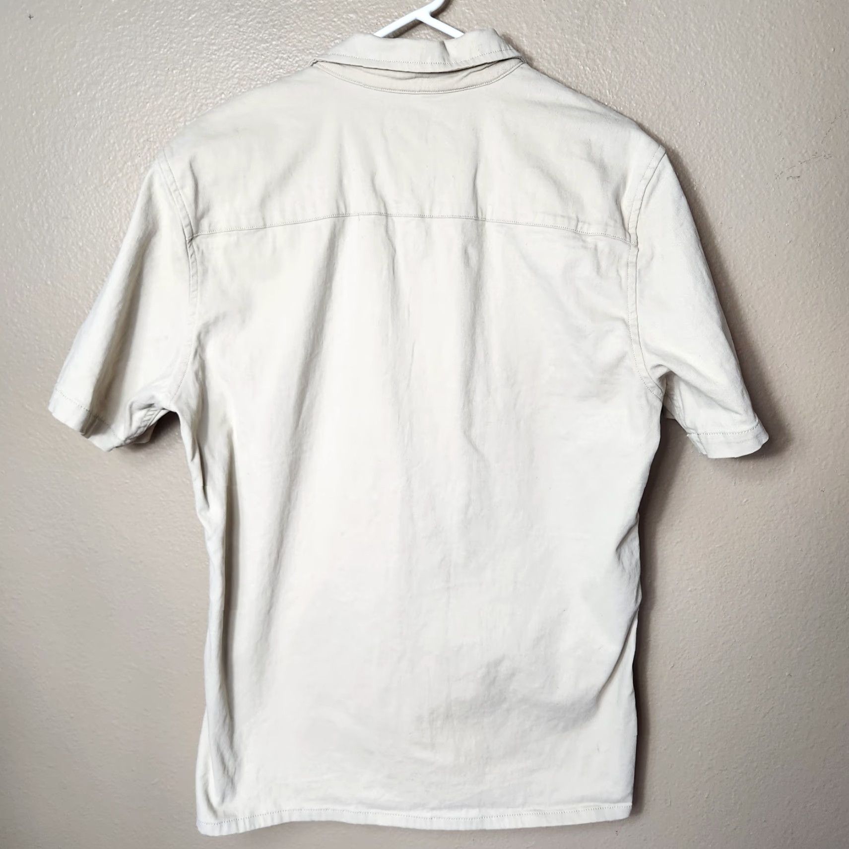 Vintage Dogg Supply by Snoop Dogg Mens |M| Khaki Short Sleeve Button Up Shirt Shirt Hip Hop Streetwear Casual Mens Size US M / EU 48-50 / 2 - 4 Thumbnail