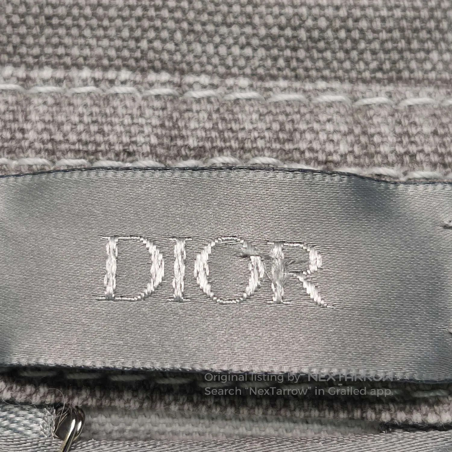 Dior Dior Gray Cotton Logo Embroidered Shirt. Size US S / EU 44-46 / 1 - 3 Thumbnail