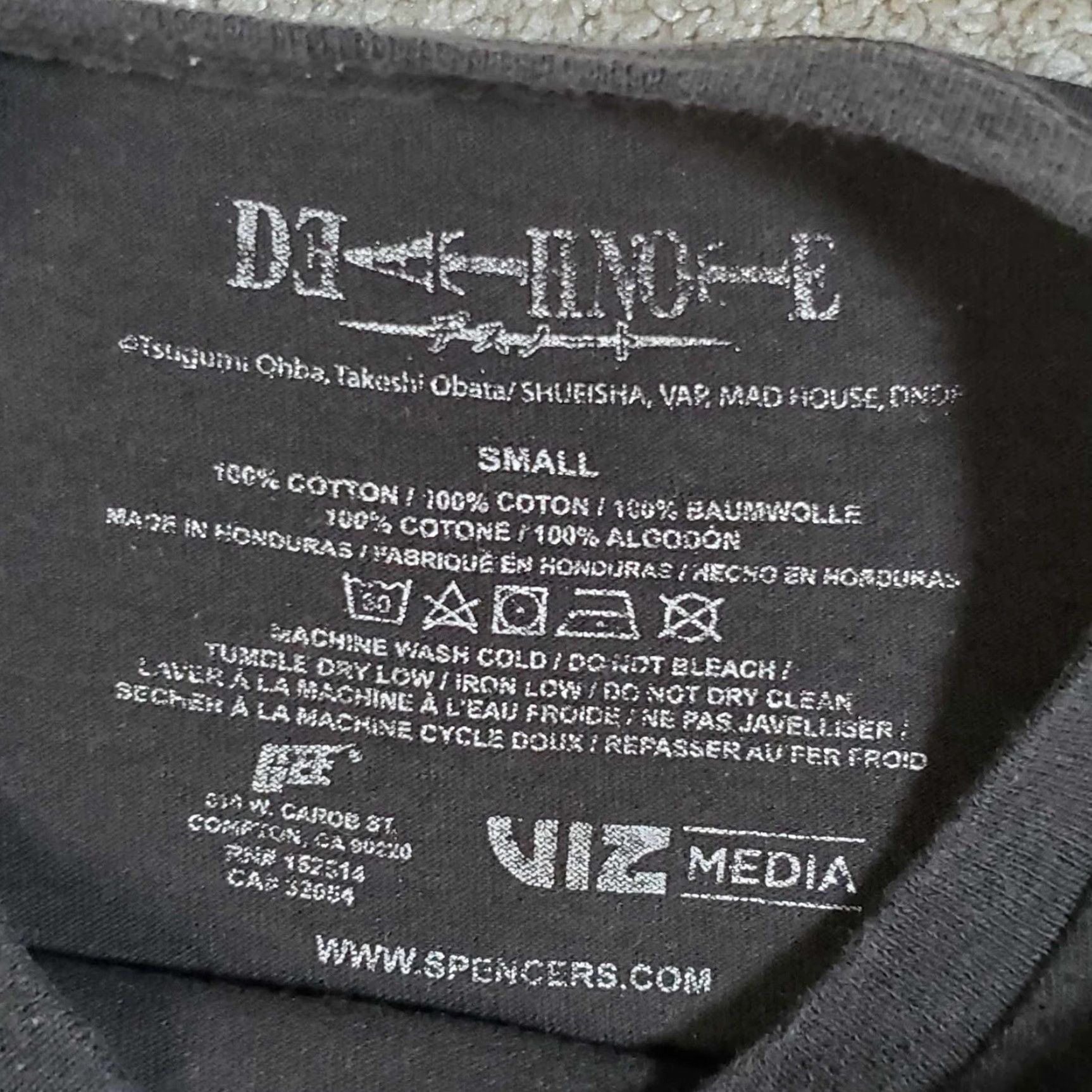 Akira Official Death Note T-Shirt Kira Shinigami group Death Note Brand Shirt Men S Black Anime Adults Small S Size US S / EU 44-46 / 1 - 3 Thumbnail