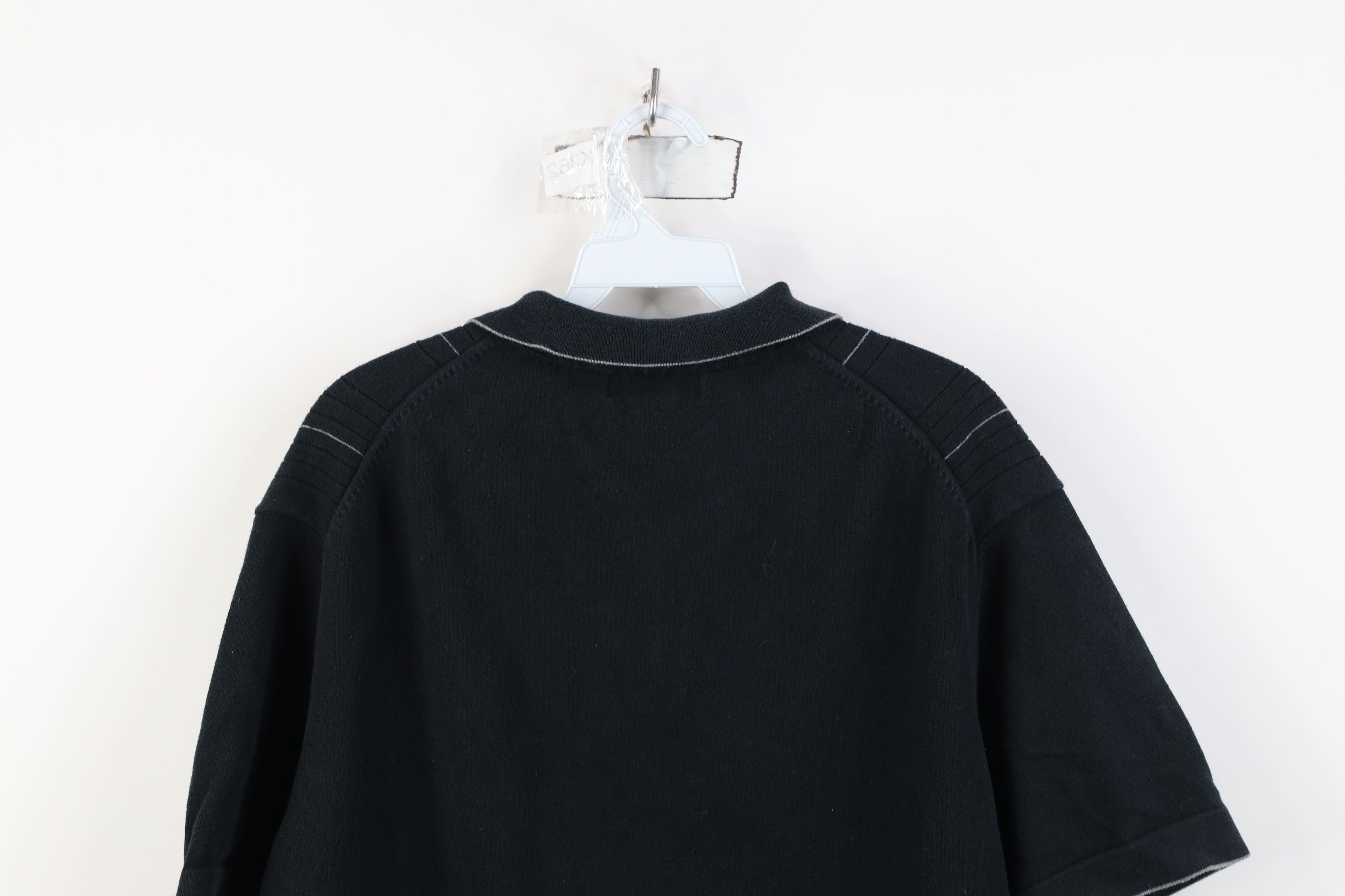 Banana Republic Vintage Banana Republic Ribbed Knit Pullover Polo Shirt Size US XL / EU 56 / 4 - 13 Thumbnail