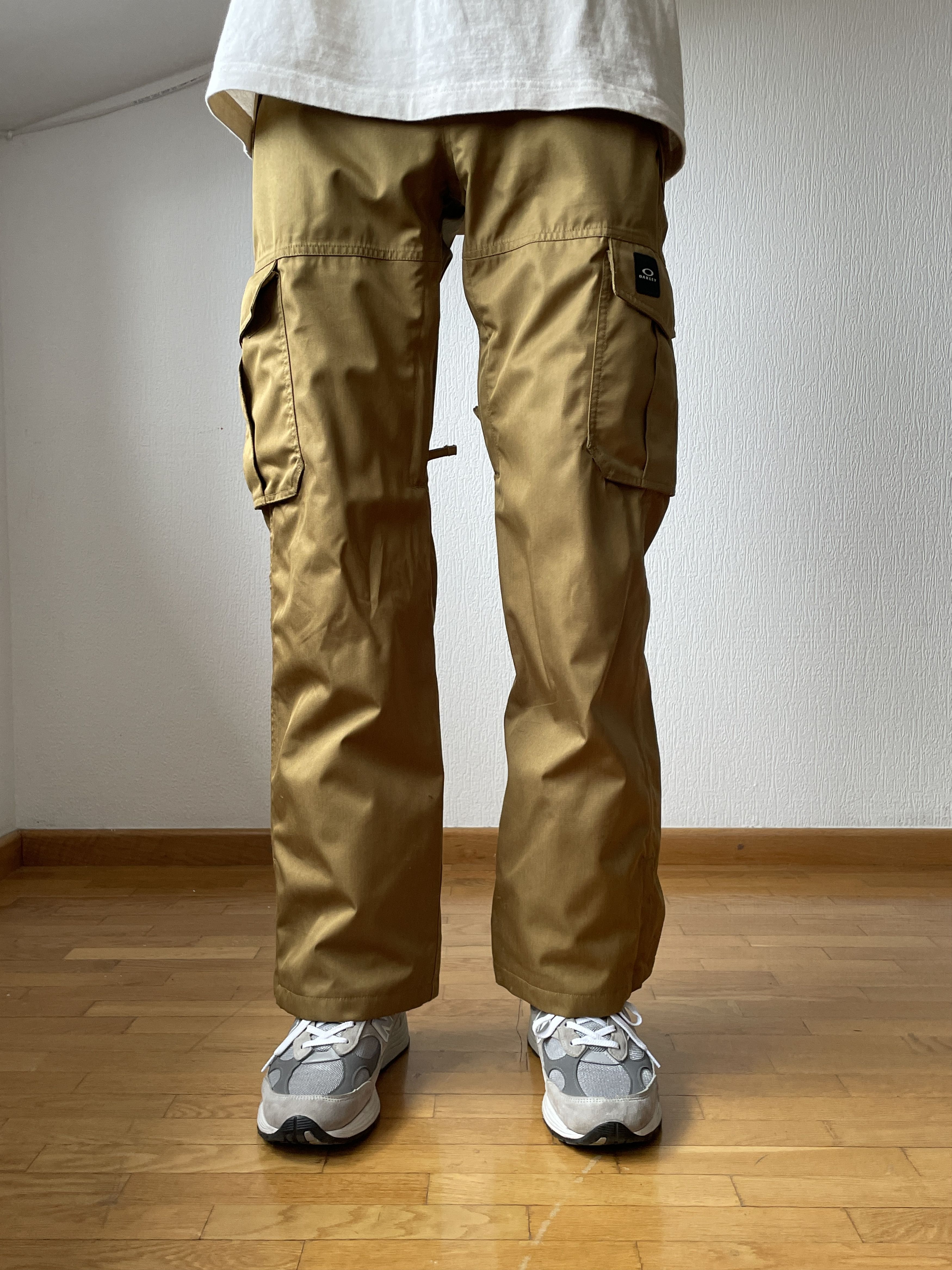 Oakley Vintage OAKLEY Cargo Pants Ski Shell Brown A2953 Size US 30 / EU 46 - 3 Thumbnail