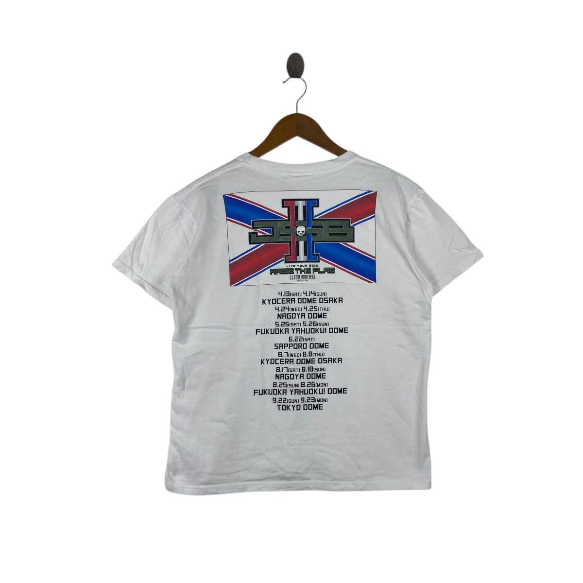Vintage J. SOUL BROTHERS Exile Tribe Raise The Flag Tour Tee Shirt Size M / US 6-8 / IT 42-44 - 4 Thumbnail
