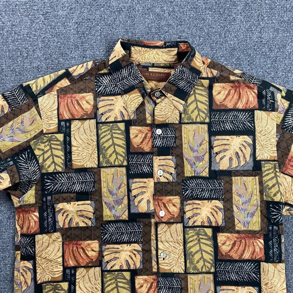70’s Morning Glory Button Up Shirt by Tori Richard Honolulu main image 1