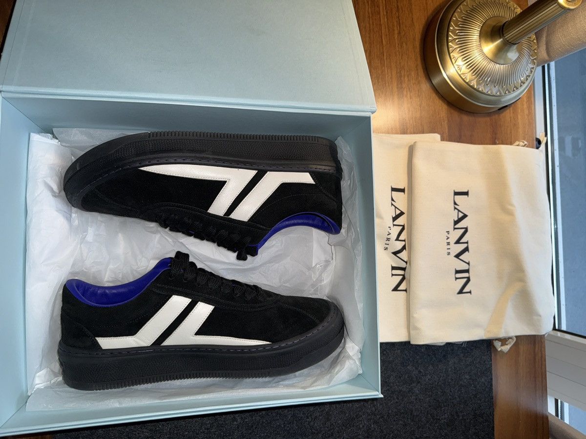 Lanvin x Future High Sole Sneakers EU45 Black/Off White