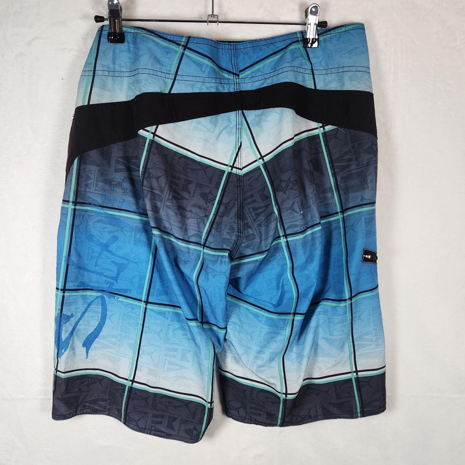Designer Salt Life Vapor Stretch Board Shorts Blue Mens Size 34 Size US 32 / EU 48 - 5 Thumbnail