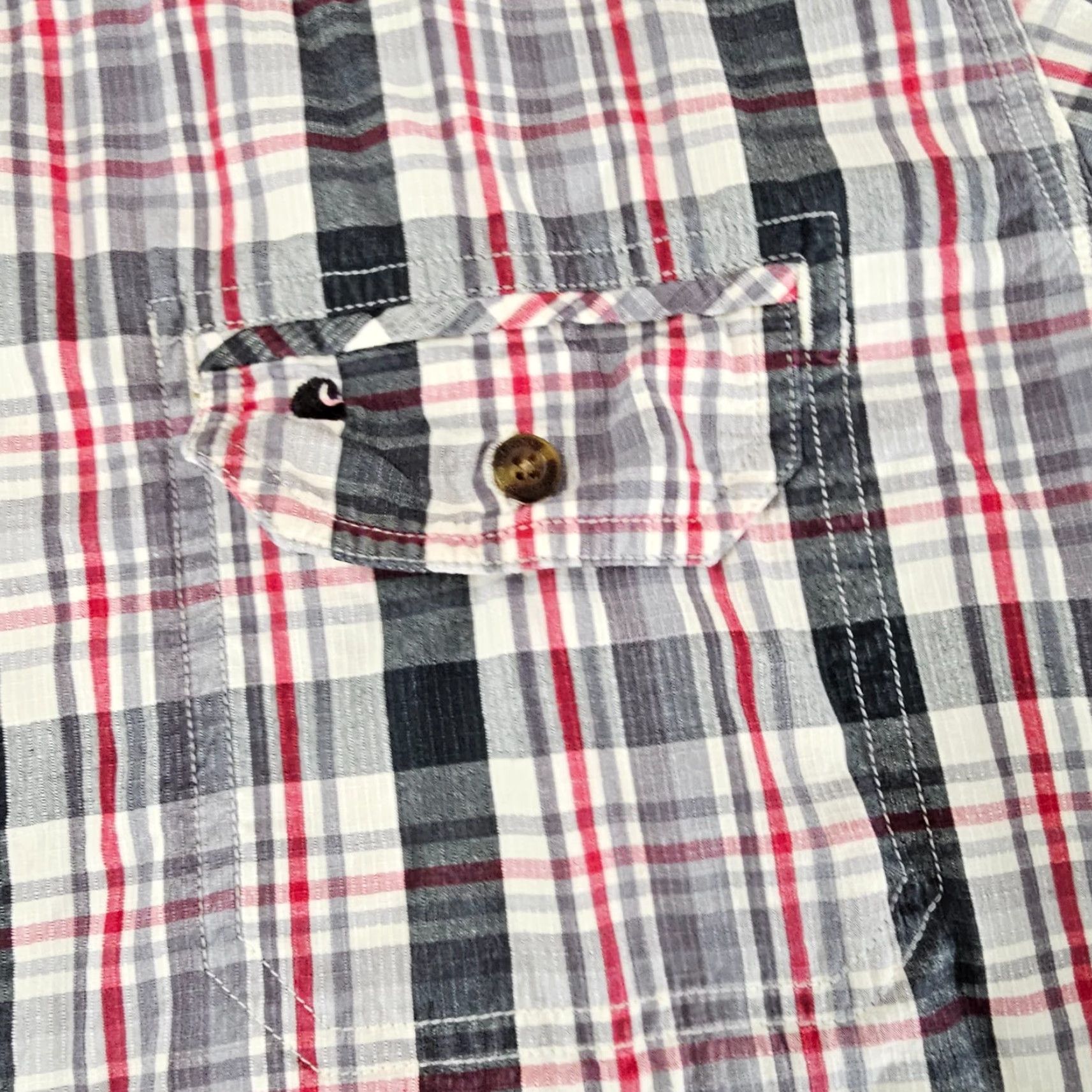 Carhartt Carhartt Shirt Mens XL Gray Plaid Relaxed Fit Workwear Cotton Button Up Size US XL / EU 56 / 4 - 3 Thumbnail