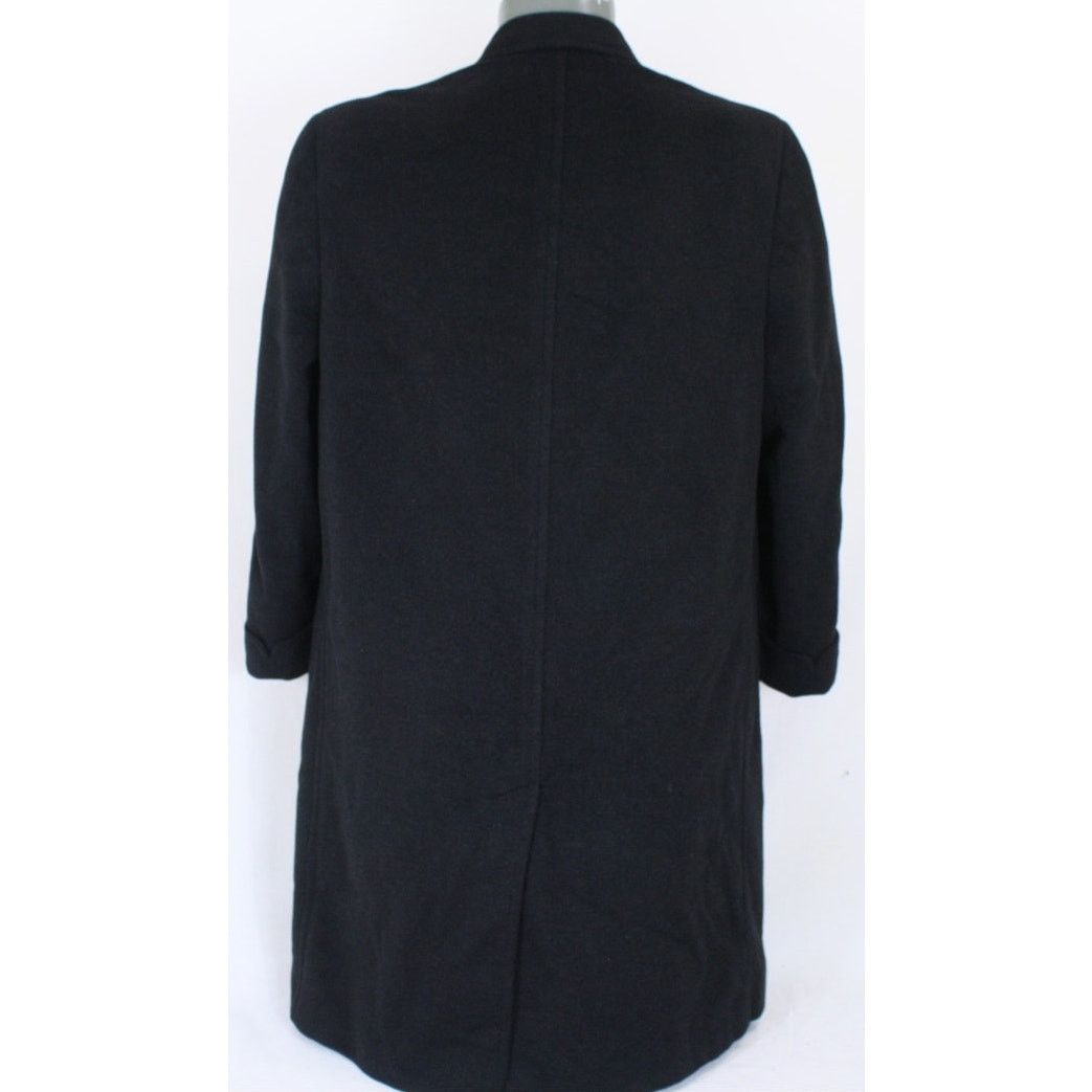 Vintage Vintage 80s Kliinalla 100% Mongolian Cashmere Black Overcoat Size US S / EU 44-46 / 1 - 5 Thumbnail