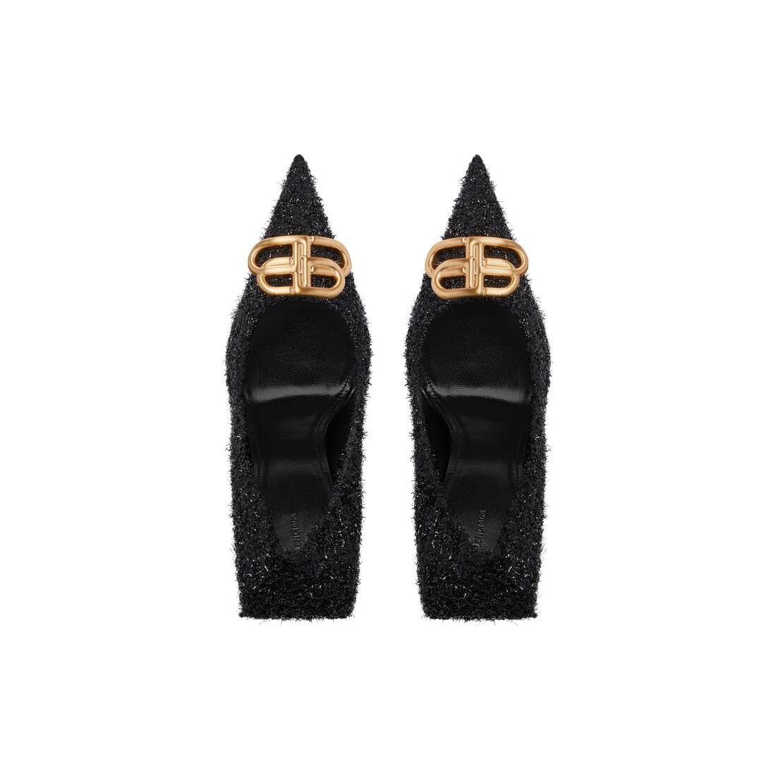 Balenciaga o1w1db10625 Square Knife BB 110mm Pumps in Black Size US 8 / IT 38 - 6 Thumbnail