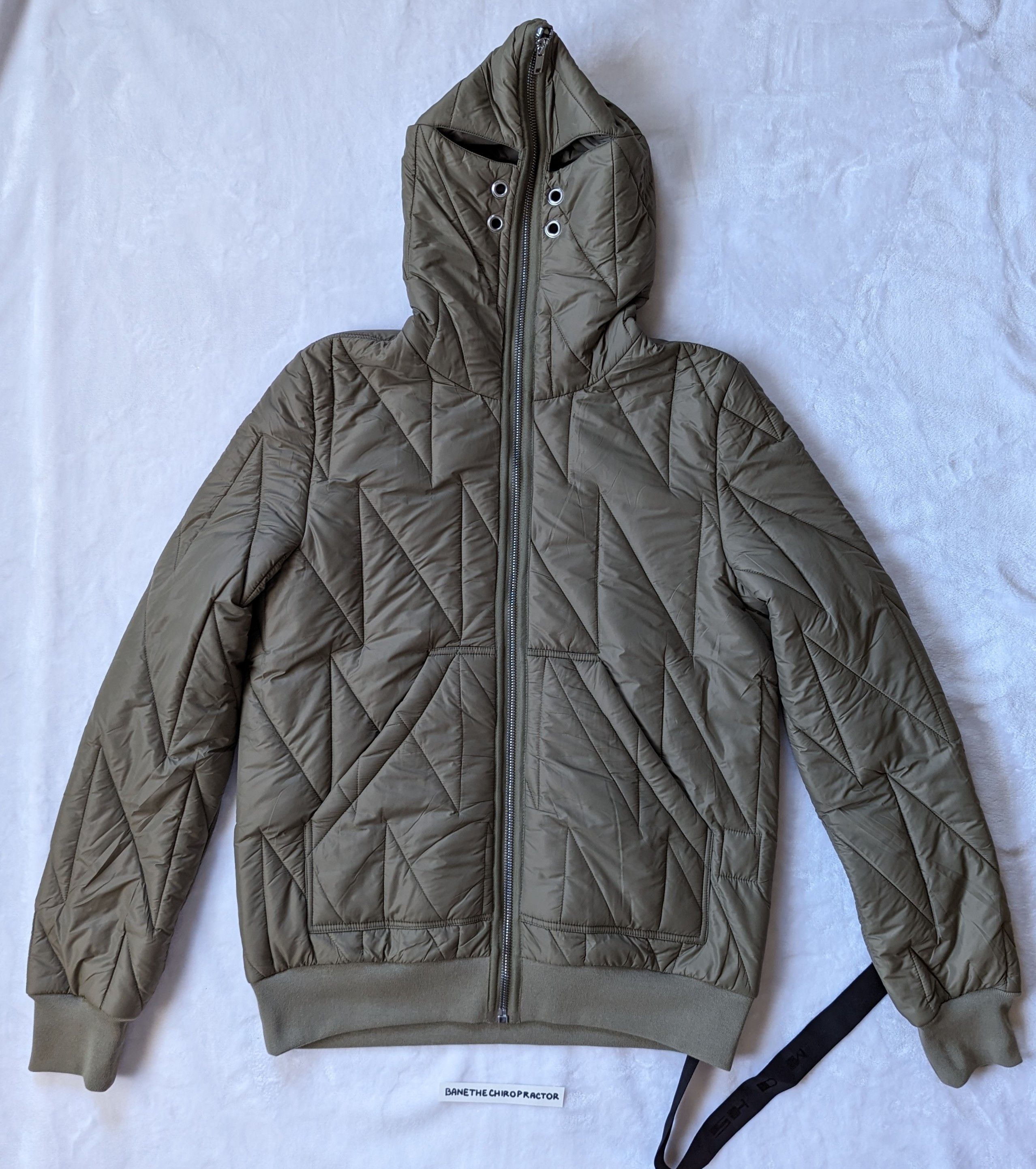 image of NWOT Rick Owens Drkshdw Nylon Gimp Jacket Pale Green L, Men's (Size Large)