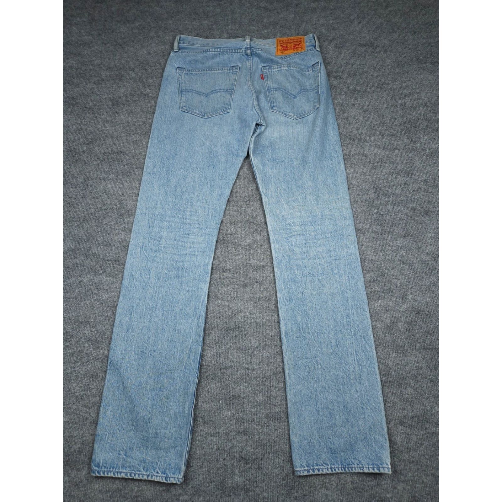 Levi's VINTAGE Levi's 501 Jeans Slim Straight Blue 31 34 31 x 34 USA Regular Mens 5-Pocket Denim Jeans Size US 31 - 2 Thumbnail