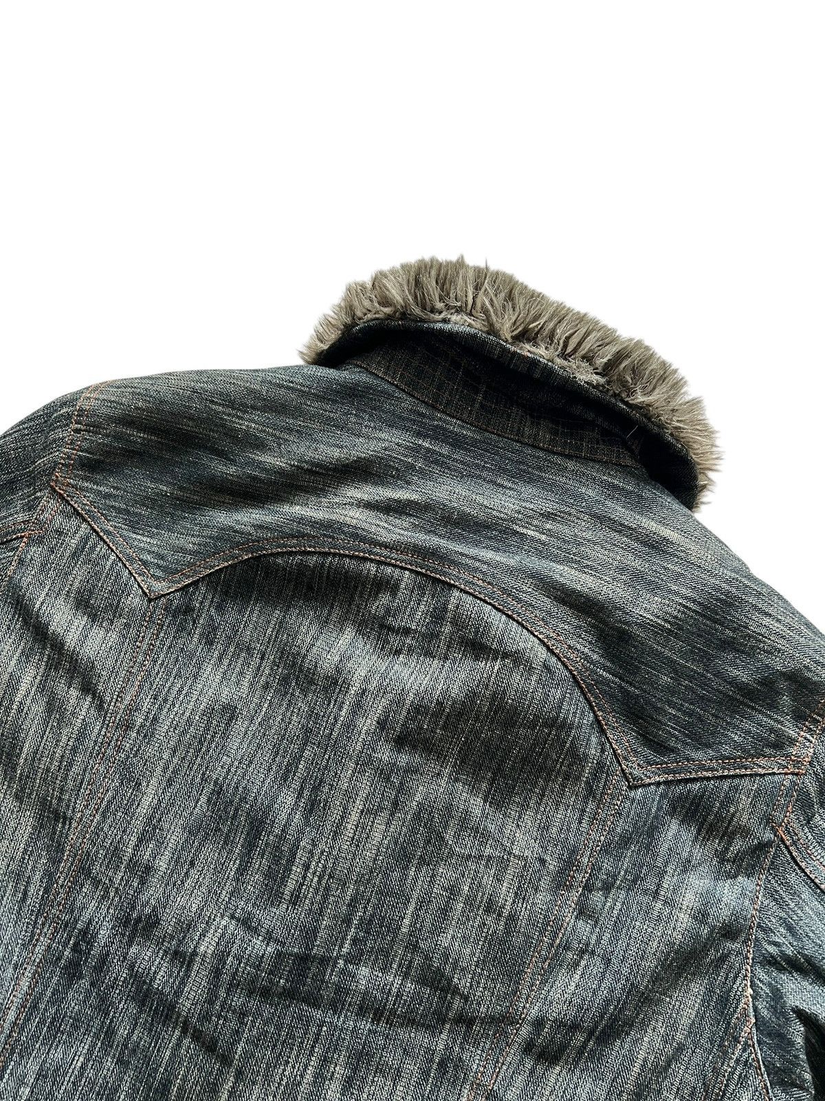 Nicole Club Nicole Club Fur Denim Jacket 4 Pockets Size US L / EU 52-54 / 3 - 9 Thumbnail