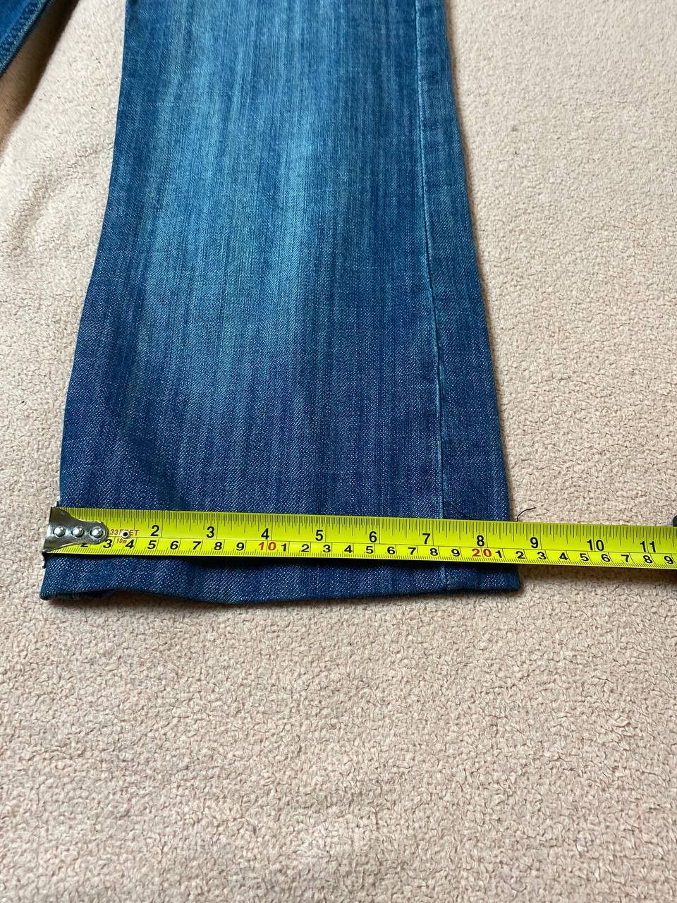 Vintage Vintage Y2K distressed Flare denim pants Size US 28 / EU 44 - 6 Thumbnail