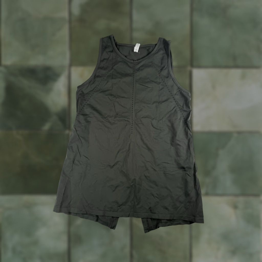 Athleta Athleta Tank Women's Foothills Split Back Stretch Seamless Size S Green Size S / US 4 / IT 40 - 1 Thumbnail