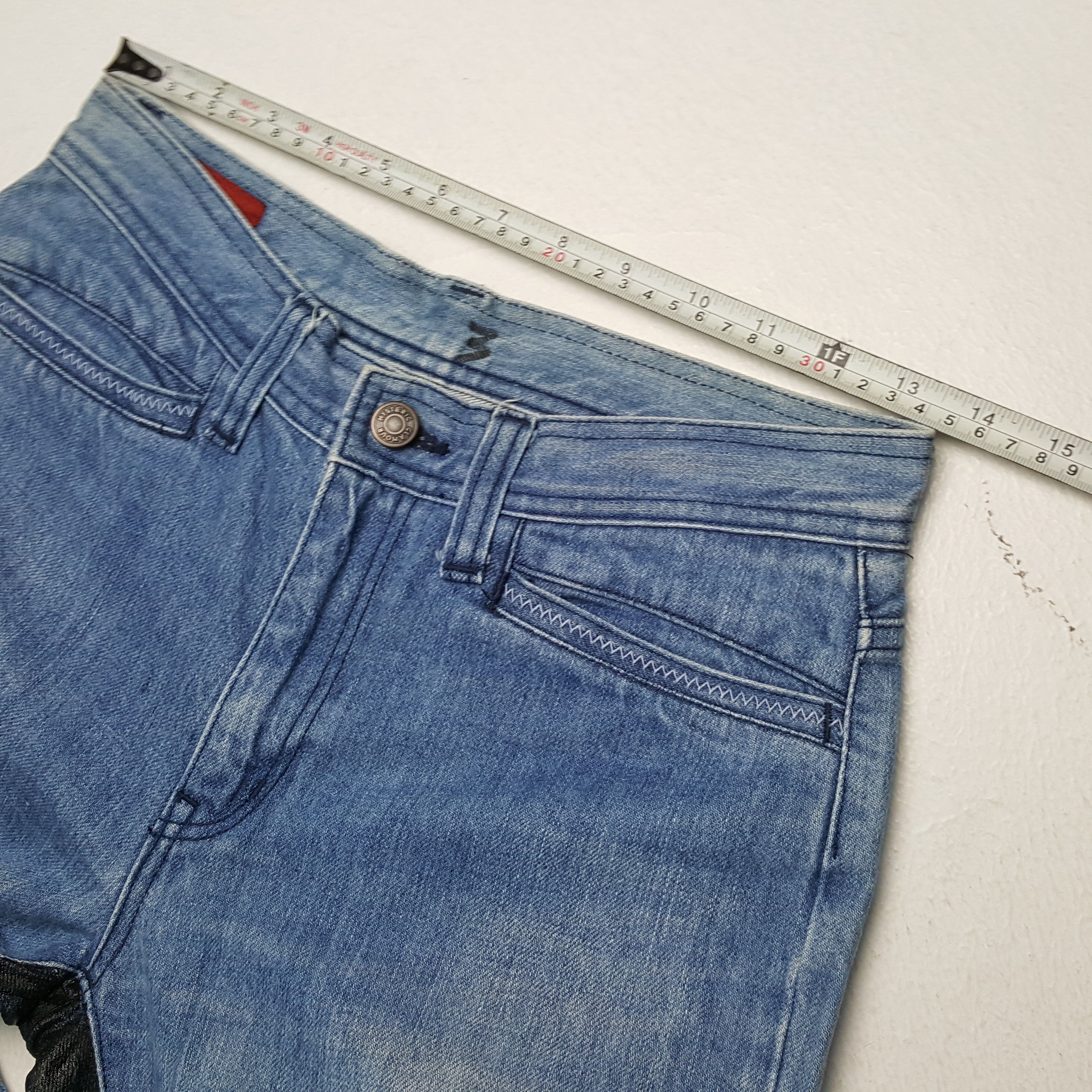 Hysteric Glamour × Japanese Brand × Vintage HYSTERIC GLAMOUR Bootcut Fashion Style Jeans Size 27" / US 4 / IT 40 - 7 Thumbnail