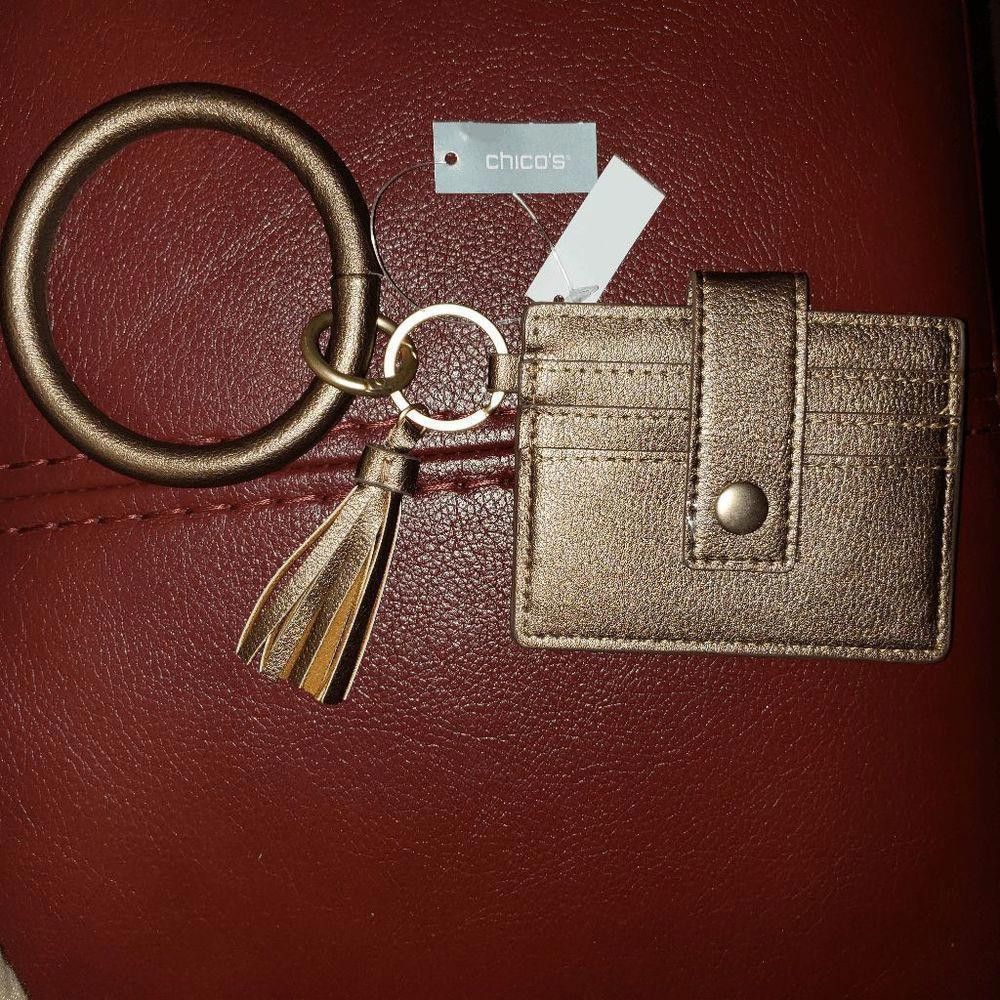 Chicos CT1009a Chicos Wristelt wallet in copper-Leather Size ONE SIZE - 4 Thumbnail
