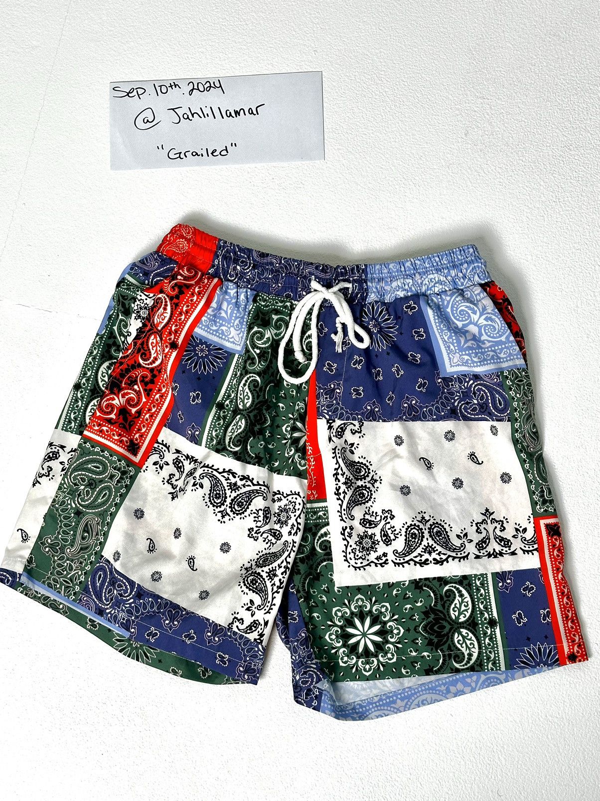 Shein Shein Bandana Shorts Size US 32 / EU 48 - 1 Preview