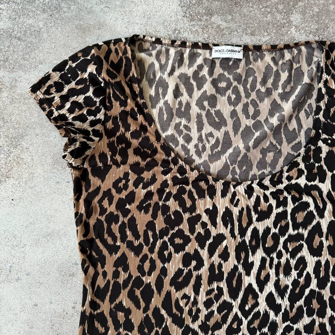 Dolce & Gabbana D&G Dolce & Gabbana Underwear Leopard T-Shirt Size S / US 4 / IT 40 - 4 Thumbnail