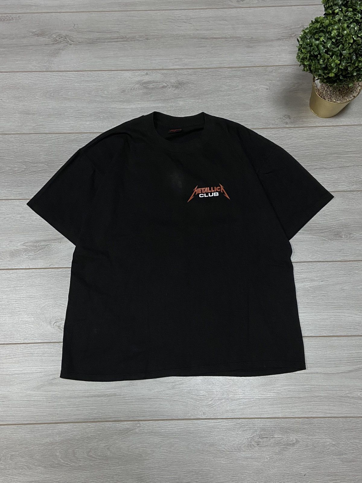 Metallica Metallica the club 1994 vintage t-shirt Size US XL / EU 56 / 4 - 2 Thumbnail