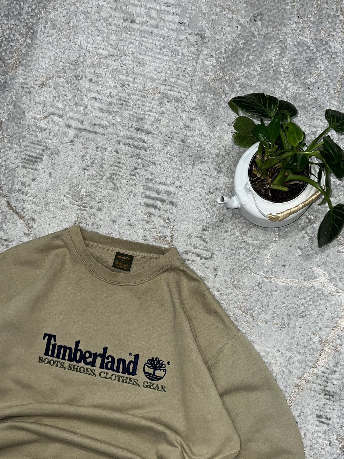 Timberland × Vintage TIMBERLAND BIG LOGO Y2K BOXY WORKWEAR OUTDOOR SWEATSHIRT Size US M / EU 48-50 / 2 - 2 Thumbnail