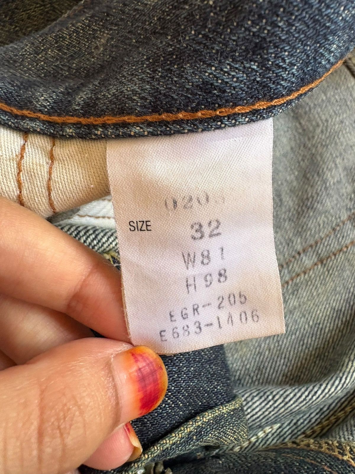 Japanese Brand Vintage Japanese Brand Rusty Mud Wash Loose Baggy Jeans Size US 32 / EU 48 - 10 Thumbnail
