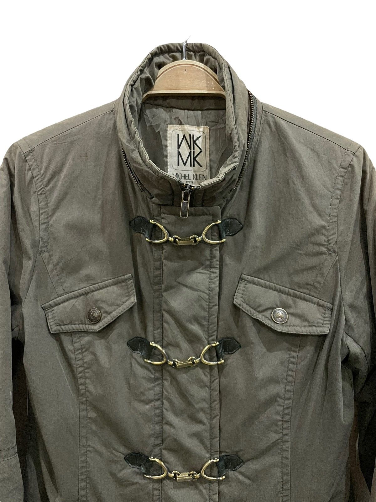 Calvin Klein × Michel Klein Michel Klein Buckle Multipockets Parka Jacket Size US XXS / EU 40 - 3 Thumbnail