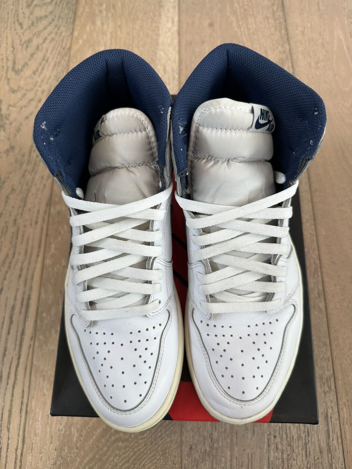 Jordan Brand Jordan 1 Retro Metallic Navy 2016 Size US 10 / EU 43 - 2 Thumbnail