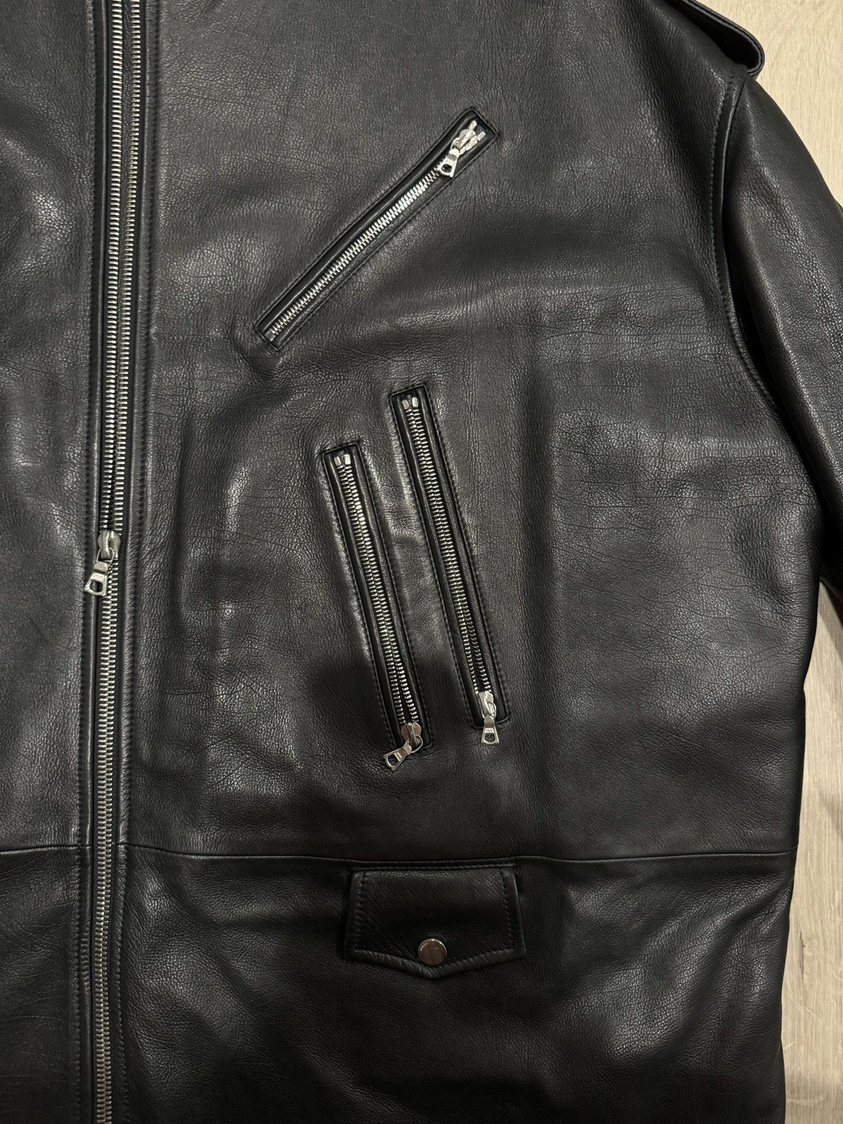 Amiri Amiri Leather Coat Size S / US 4 / IT 40 - 3 Thumbnail