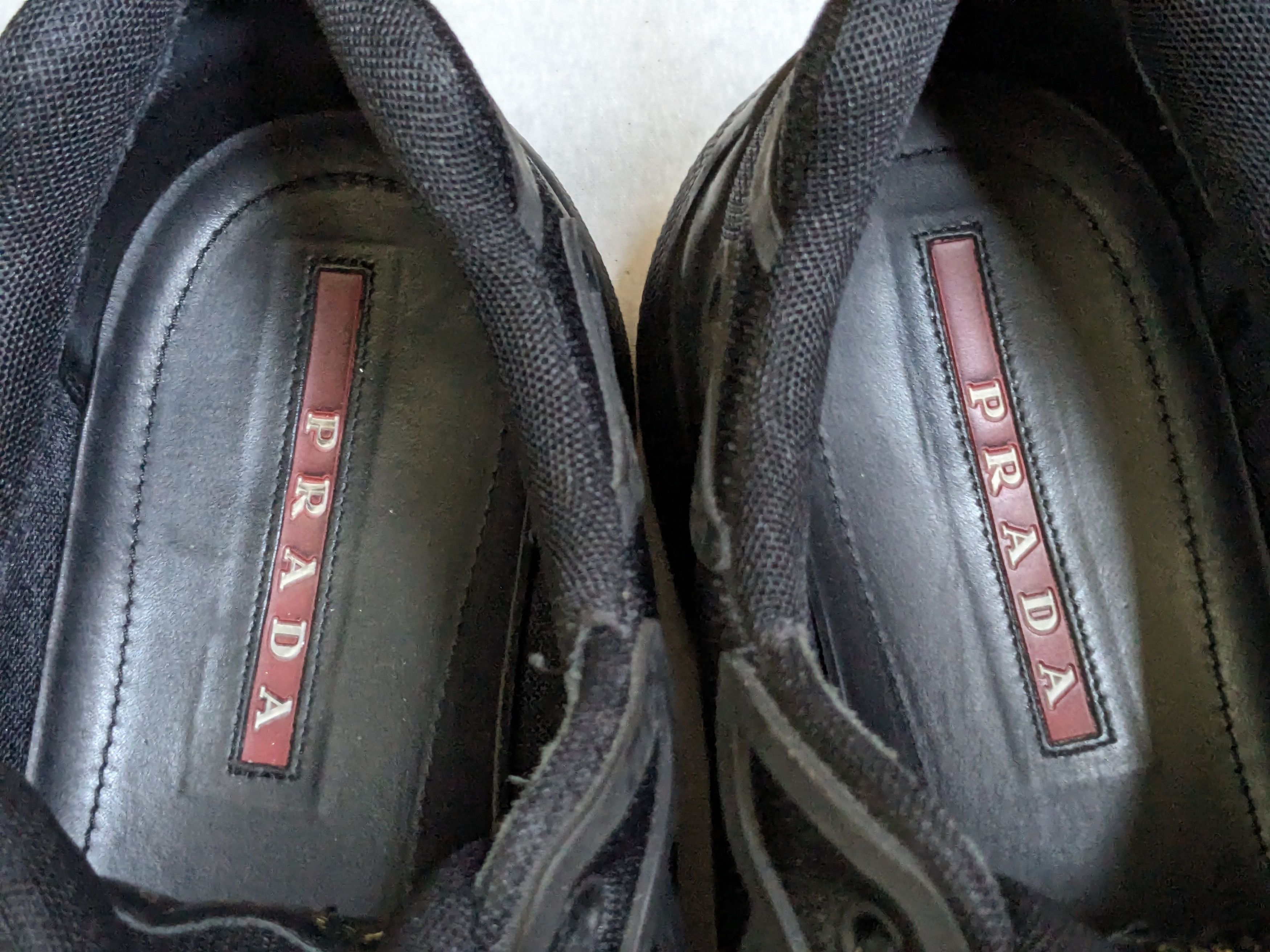 Prada Prada America's Cup Sneakers Black Red Low Tops 11 Size US 11 / EU 44 - 6 Thumbnail