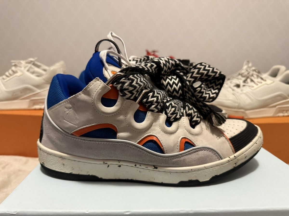 Lanvin Lanvin Curb Sneaker Orange Blue Size US 11 / EU 44 - 1 Thumbnail